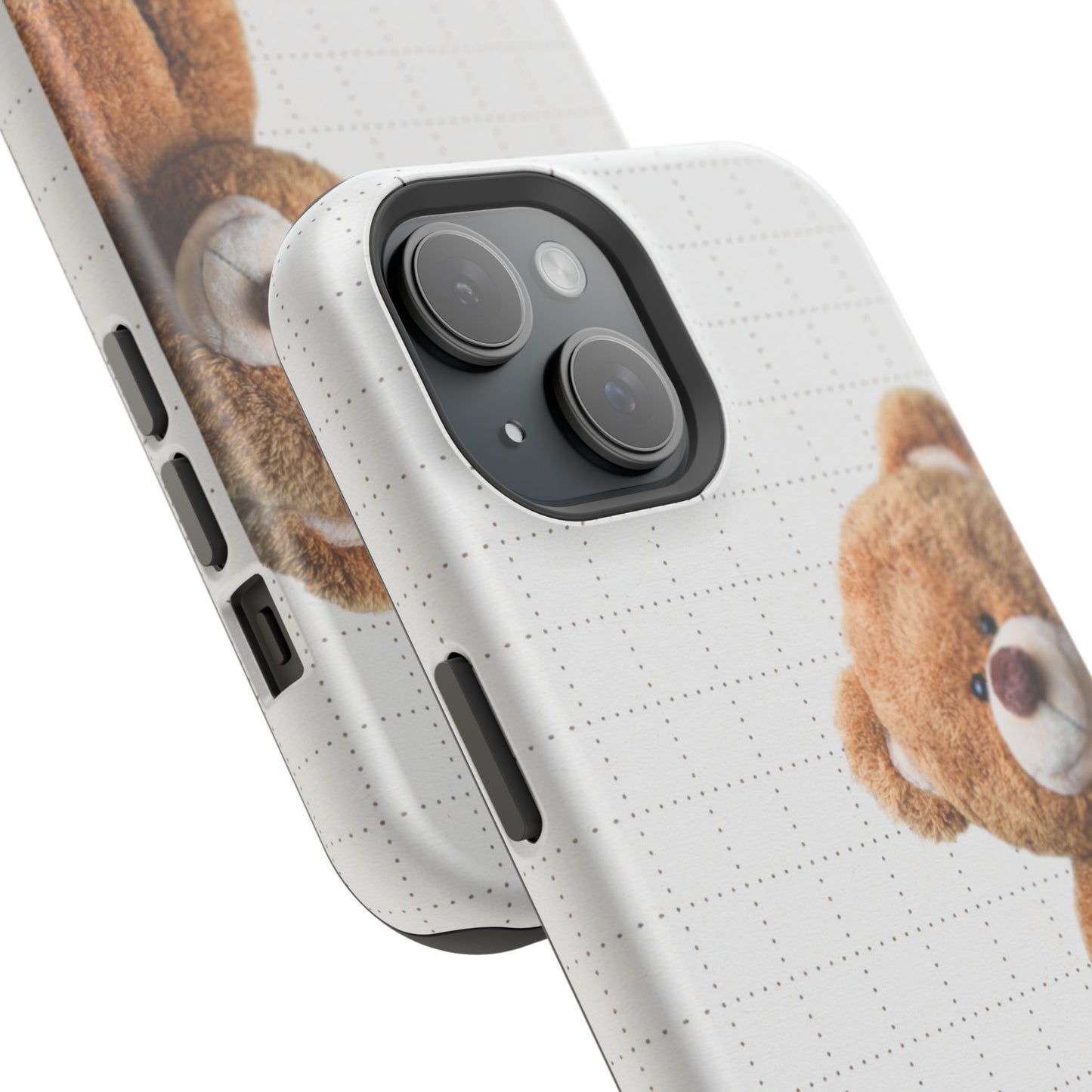 Good Day Teddy Bear MAGNETIC Phone Cases, Cute, Gift for Friends, Teddy Bear Lover's Case