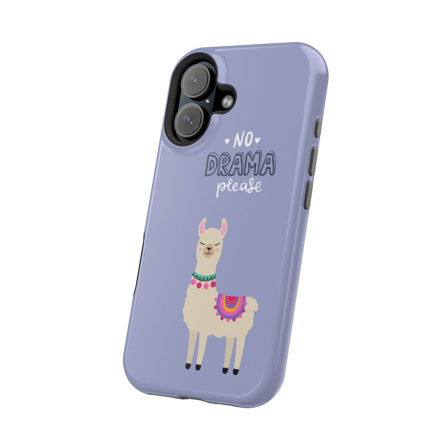 Cute Llama - No Drama MAGNETIC Tough Phone Case