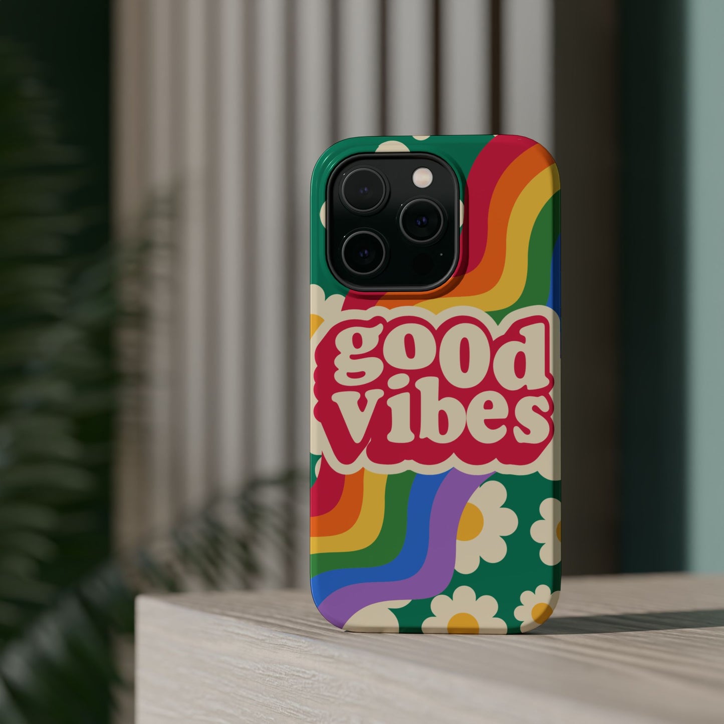 Good Vibes MAGNETIC Tough Phone Cases, Colorful, Cheerful Phone Protection, Gifts for Friends