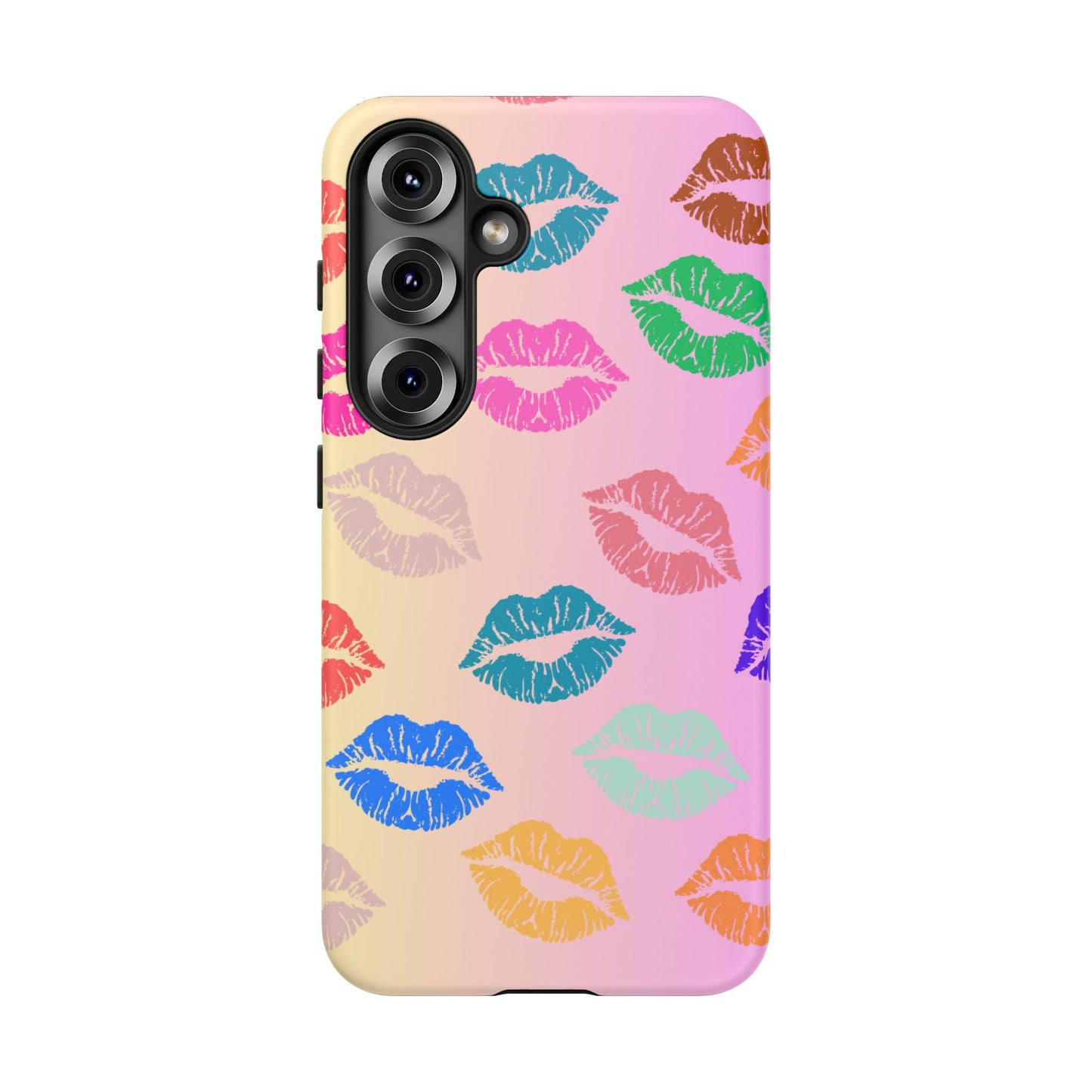 Kiss Print Tough Phone Cases Cute, Durable for Samsung