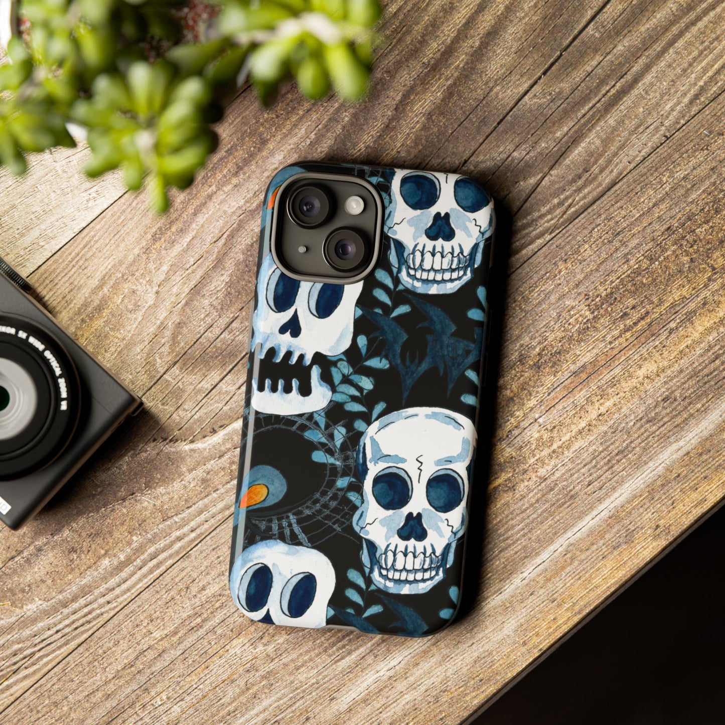 Halloween, Skull, Gothic Phone Case for Iphone - FREE Shipping