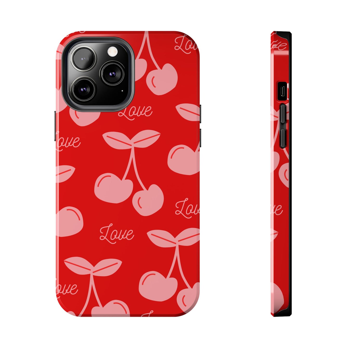 Cute Cherry Love Tough Phone Cases