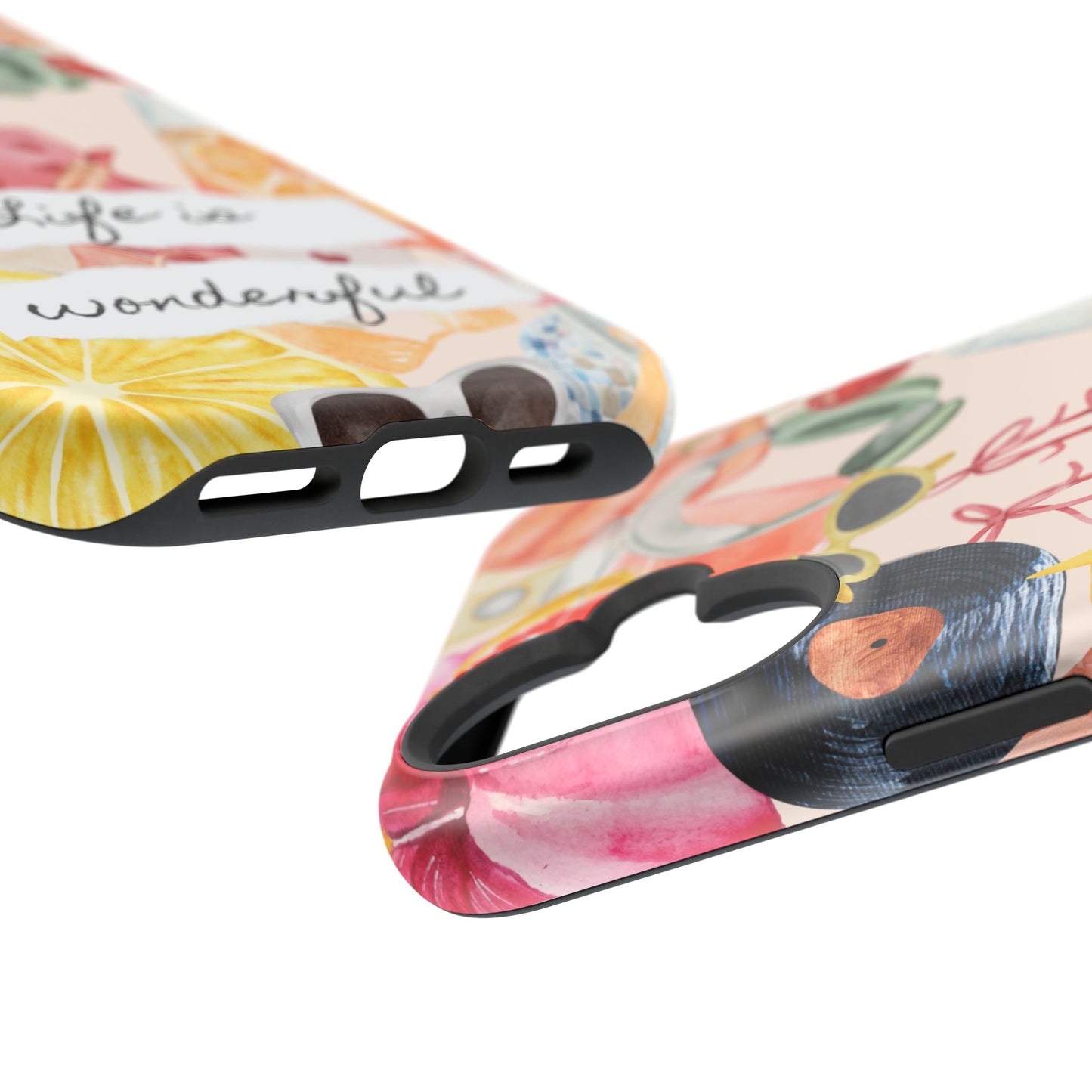 Life is Wonderful, Stylish Phone Cover, Cute Phone Accessory, Gift for Her, Summer Vibe Phone Case
