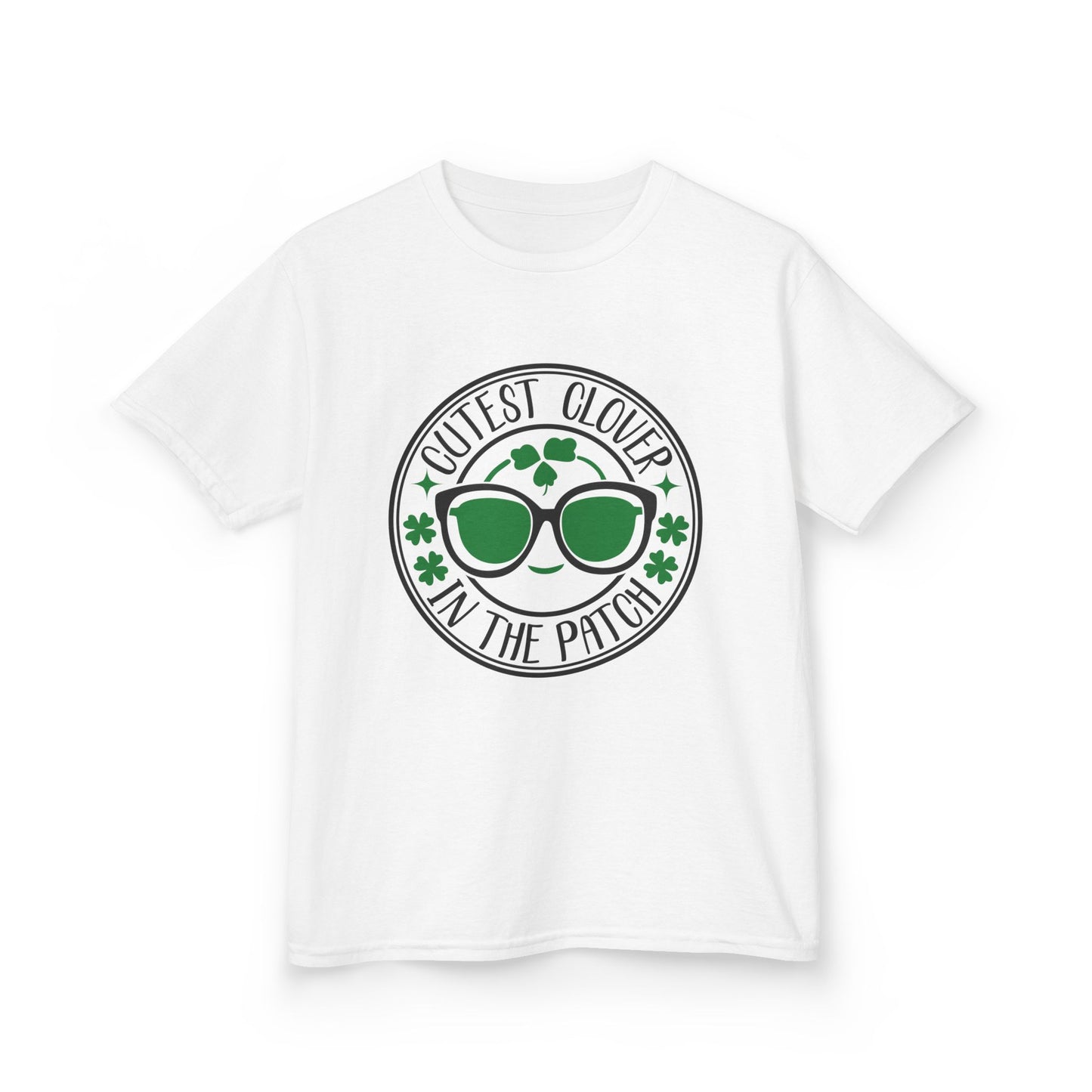 Cute Clover Kids Tee - "Cutest Clover in the Patch" St. Patrick's Day Shirt