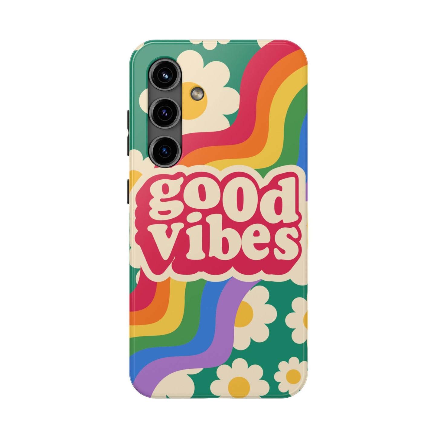 Good Vibes Tough Phone Cases, Colorful, Cheerful Phone Protection, Gifts for Friends