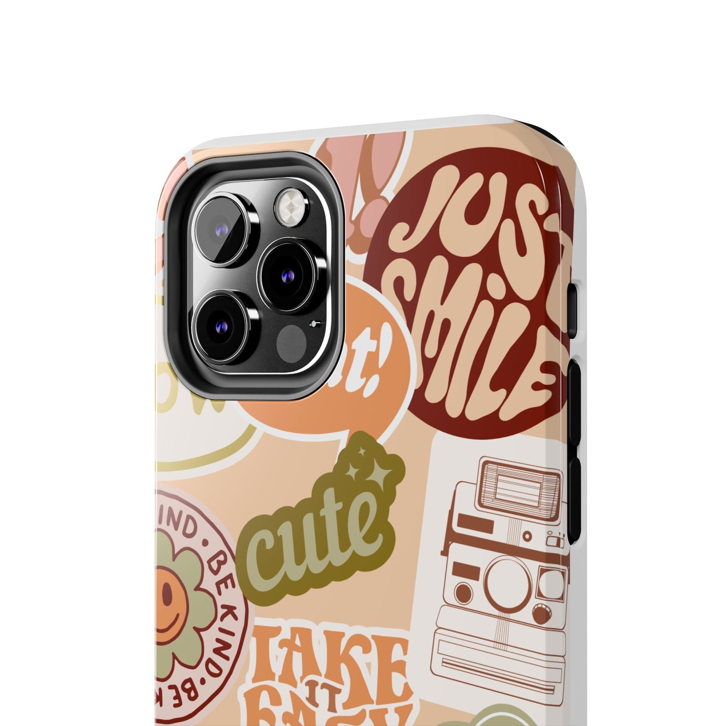 Vibrant, Positive Affirmation Sticker Phone Cases, Cute for Teens, Fun Ideas, Everyday Use