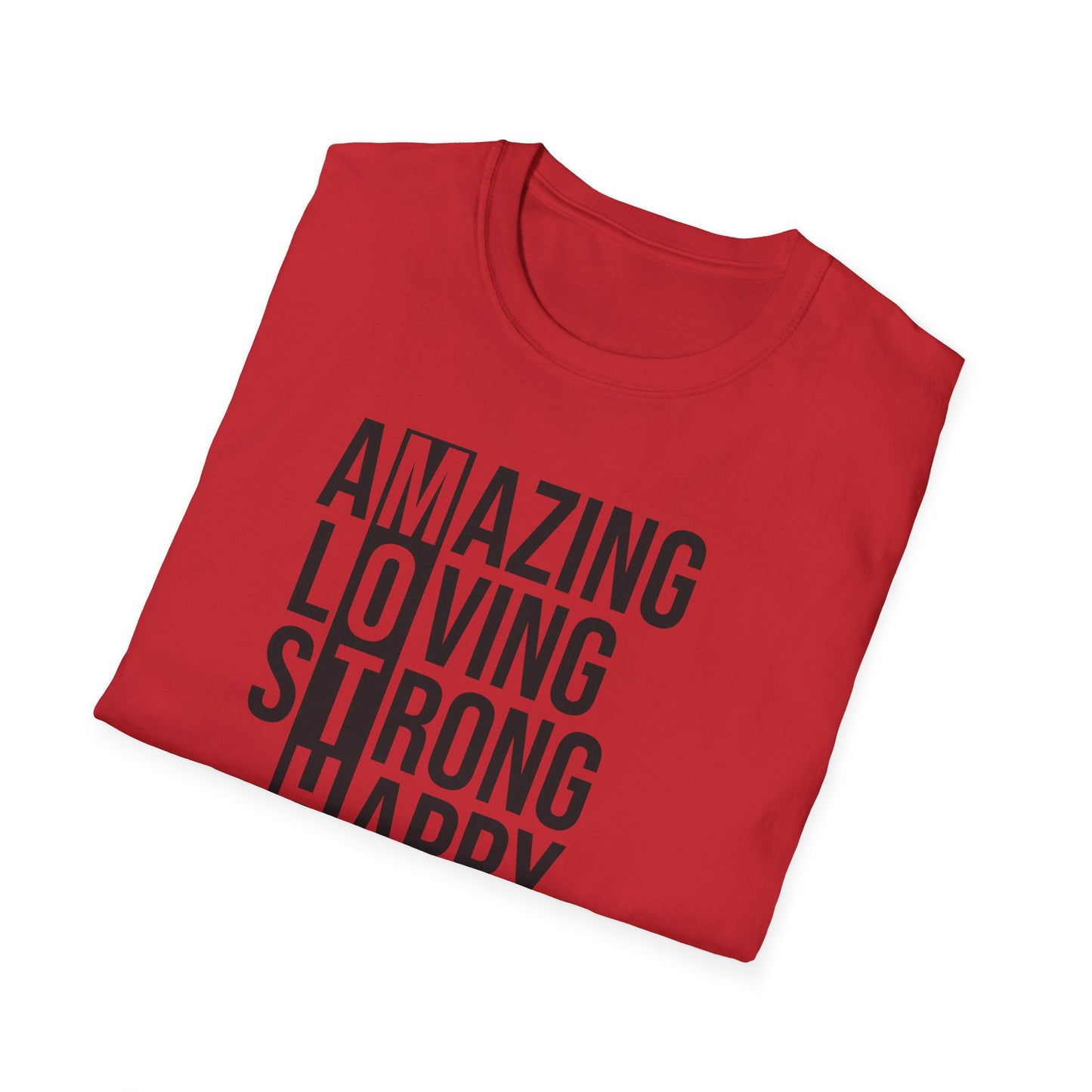 Affirmation T-Shirt - Inspirational Amazing Loving Strong Happy Selfless Graceful-MOTHER