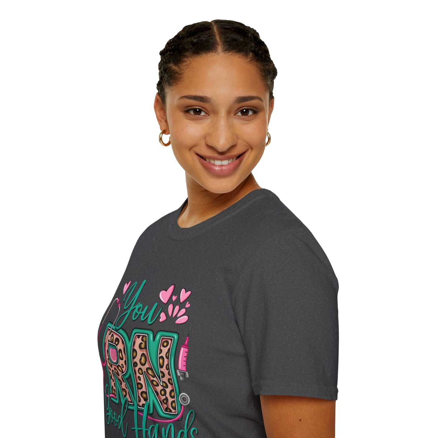 "You RN Good Hands" T-Shirt for Nurses