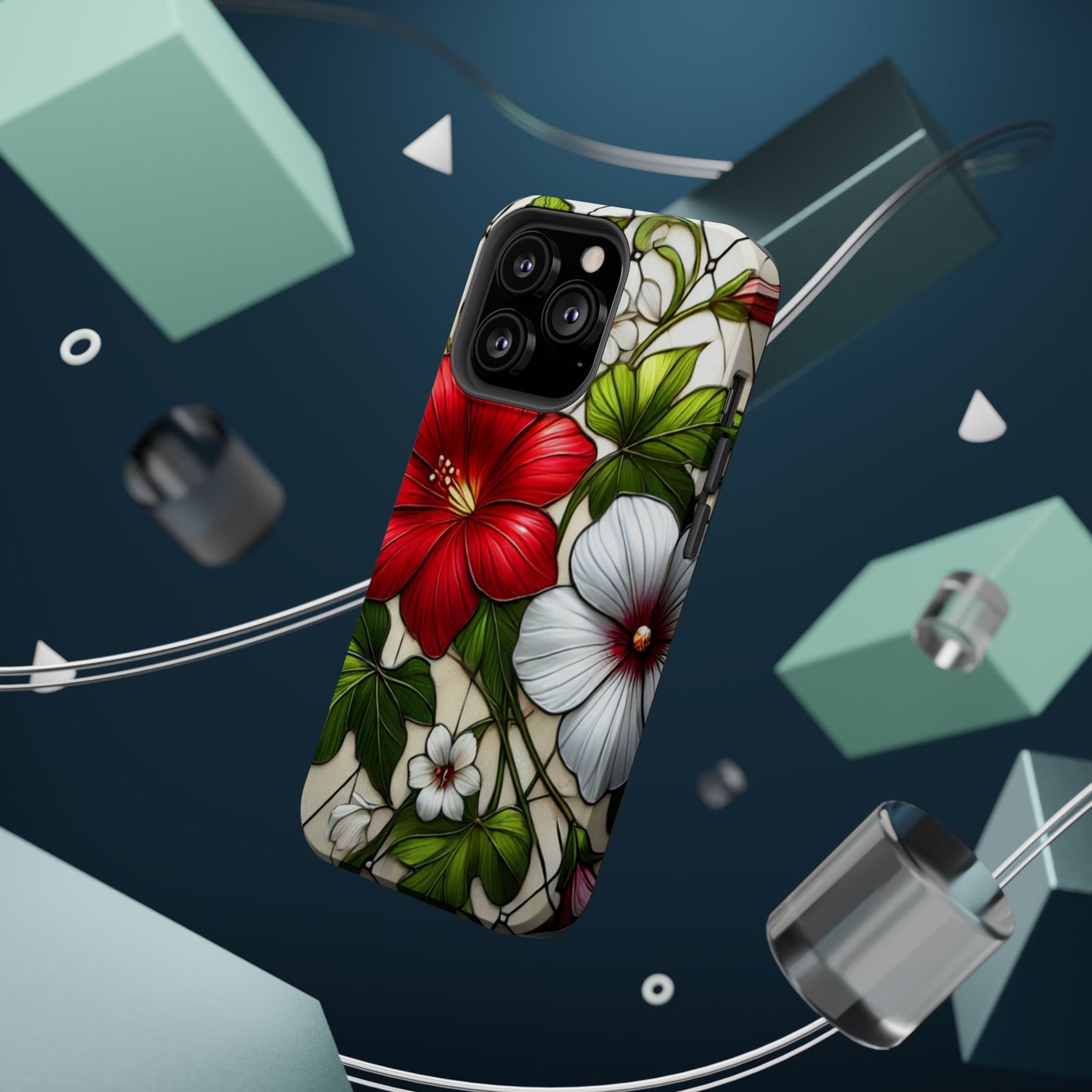 Floral MAGNETIC Phone Case - Vibrant Phone Protection - Great Gift