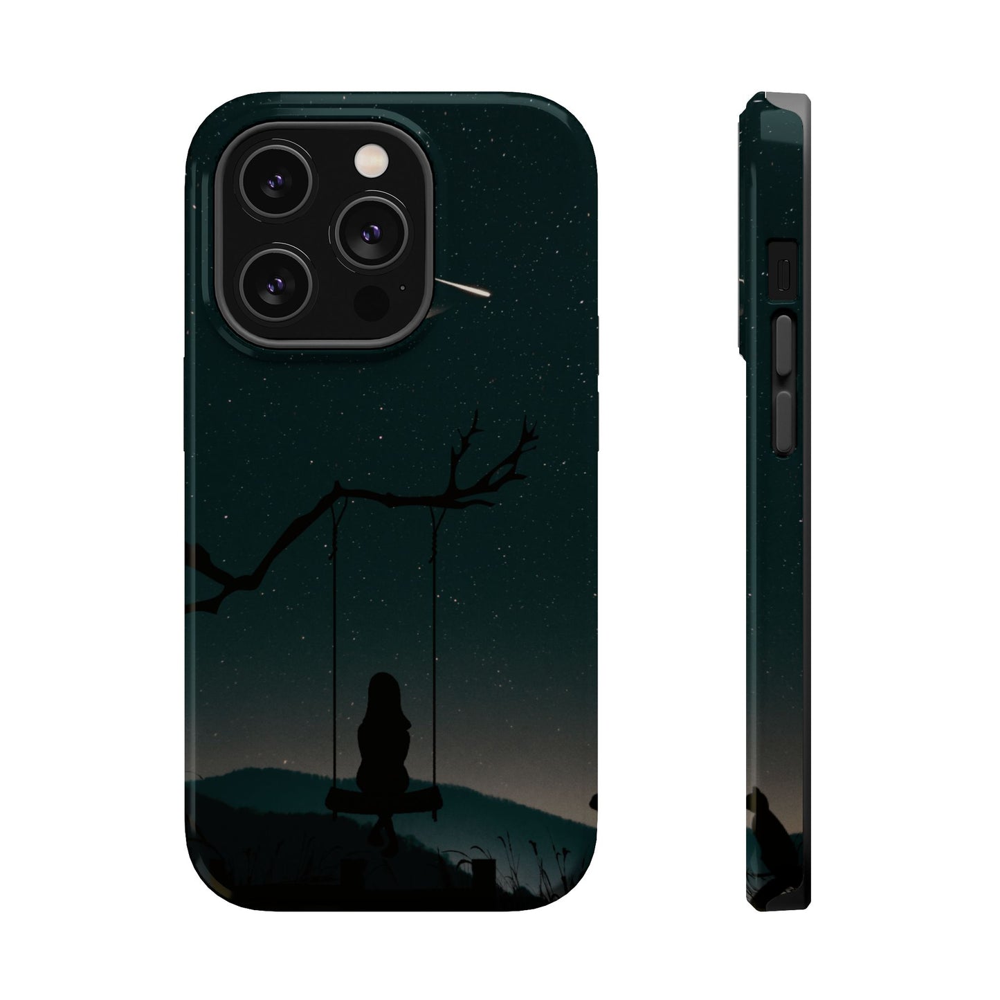 Dreamy Night Sky Tough Magnetic Phone Cases Unique Celestial Design for Iphone