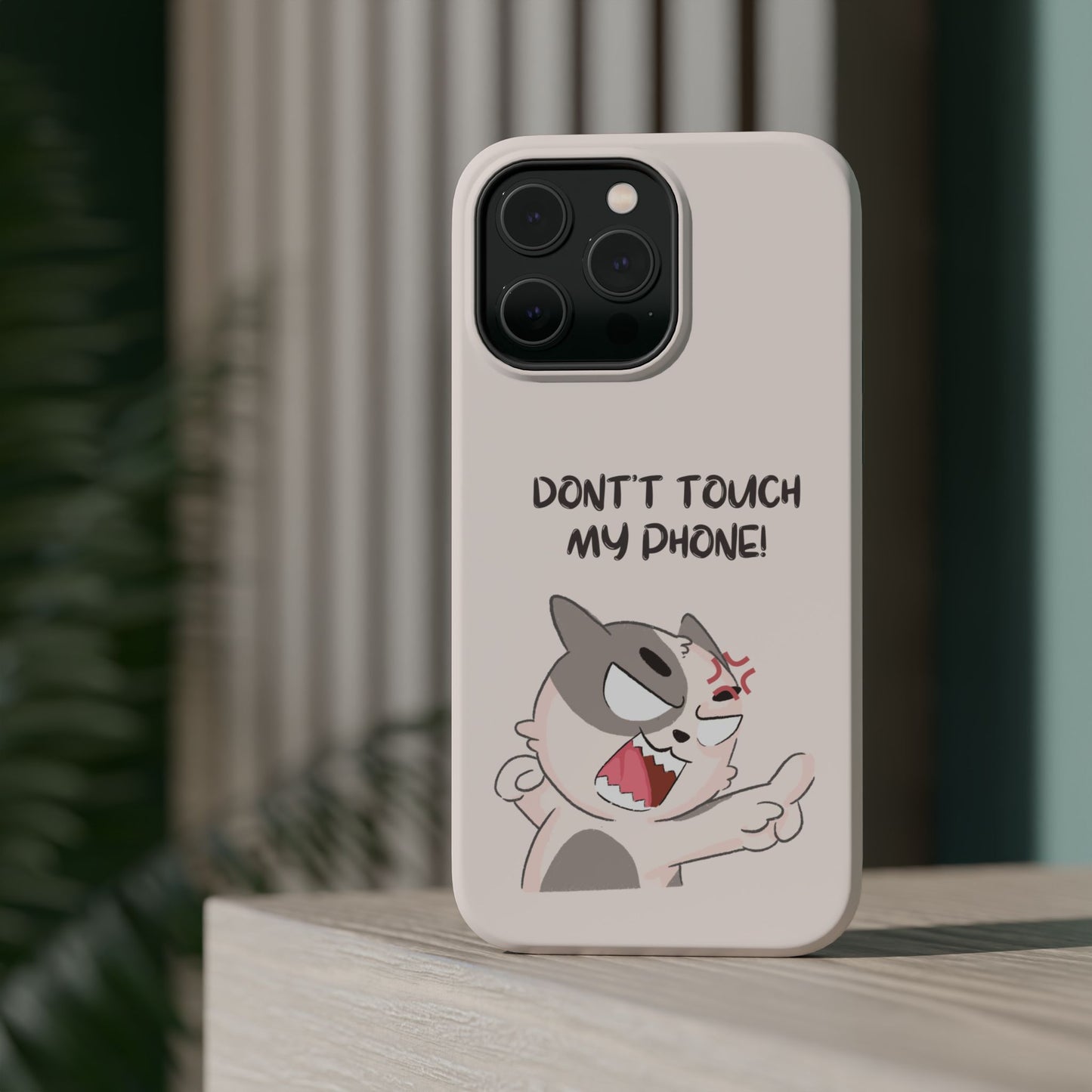 Funny Cat - Don't Touch My Phone! Tough MAGNETIC Phone Case