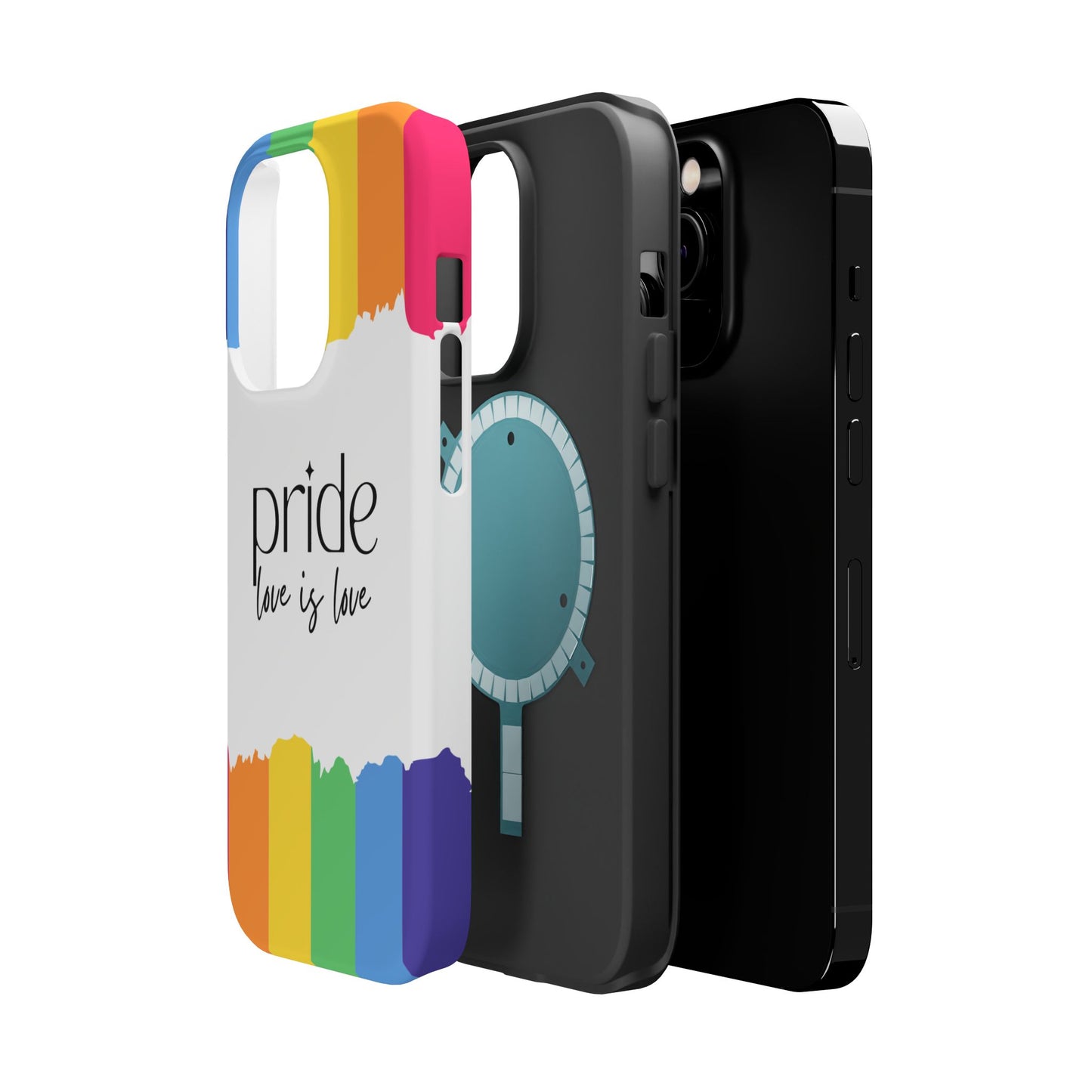 Pride - Love is Love, LGBTQ+, Rainbow Tough Phone Case