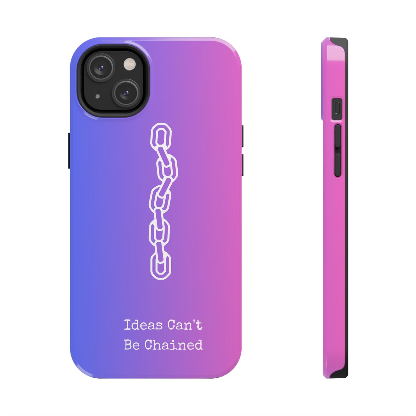 Inspirational, Motivational - Ideas Can't Be Chained Phone Cases