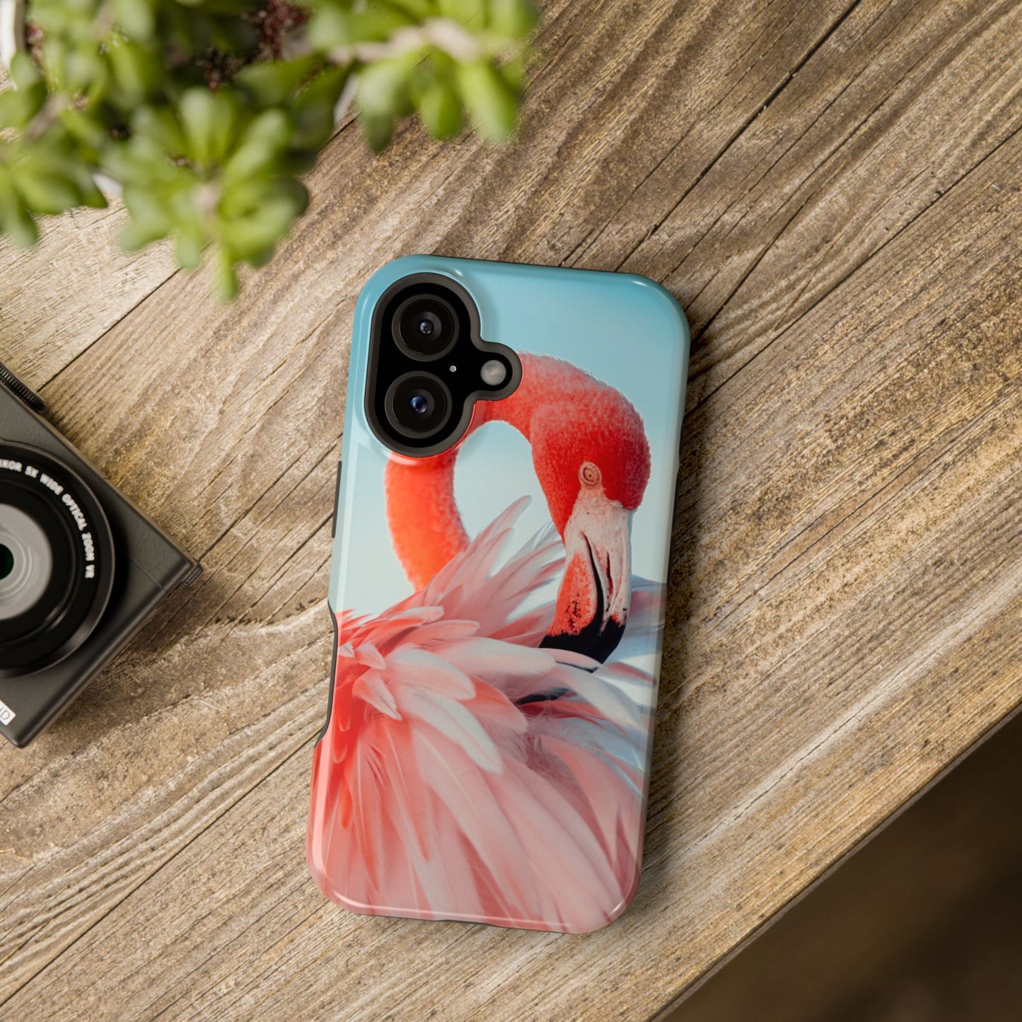 Vibrant Flamingo, Tropical MAGNETIC Phone Case