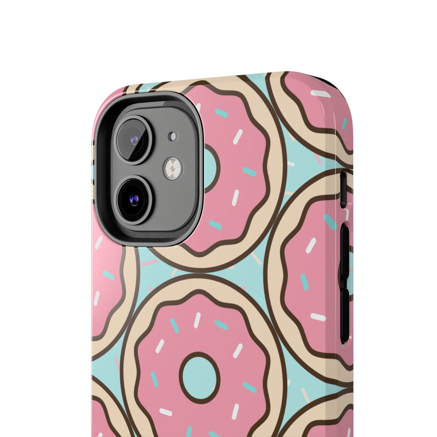Cute Donut Pattern Tough Phone Case