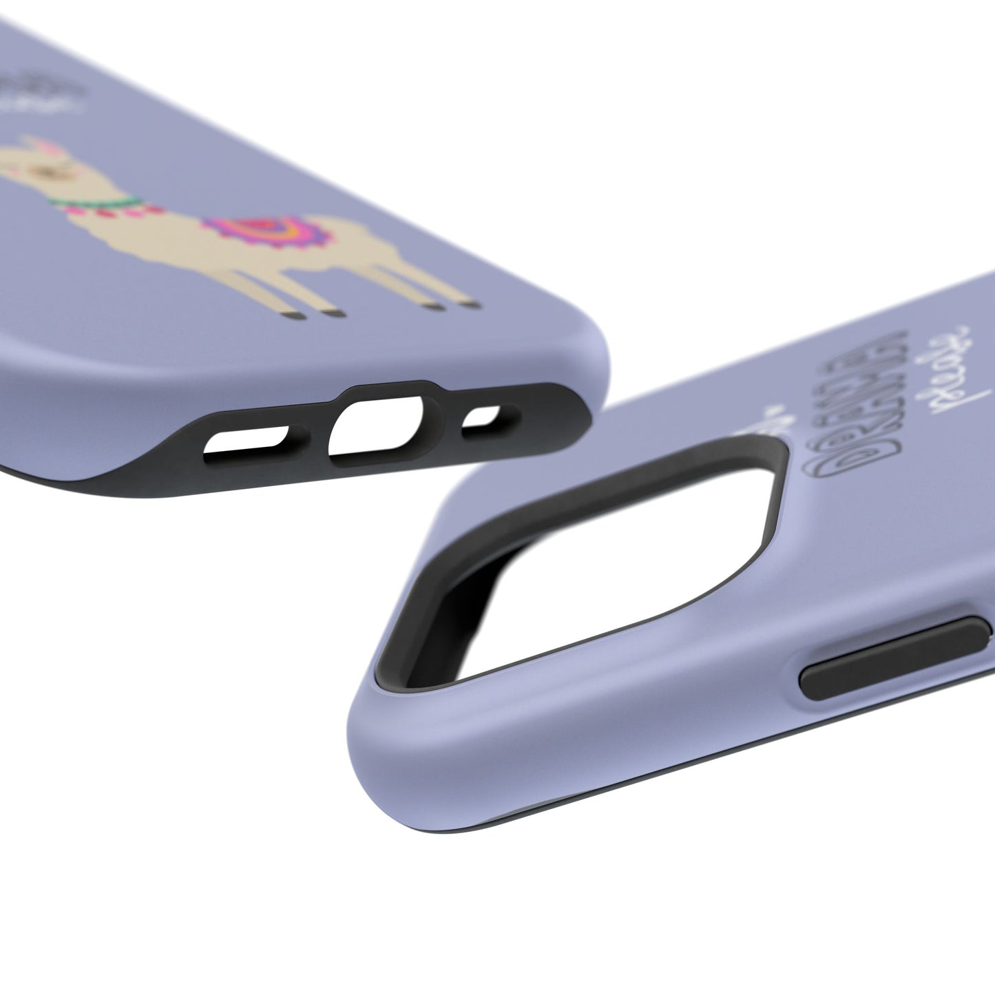 Cute Llama - No Drama MAGNETIC Tough Phone Case