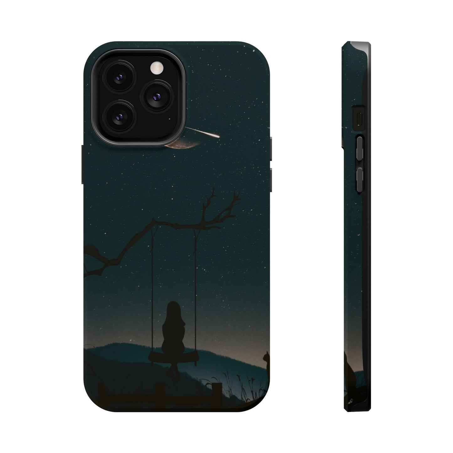 Dreamy Night Sky Tough Magnetic Phone Cases Unique Celestial Design for Iphone