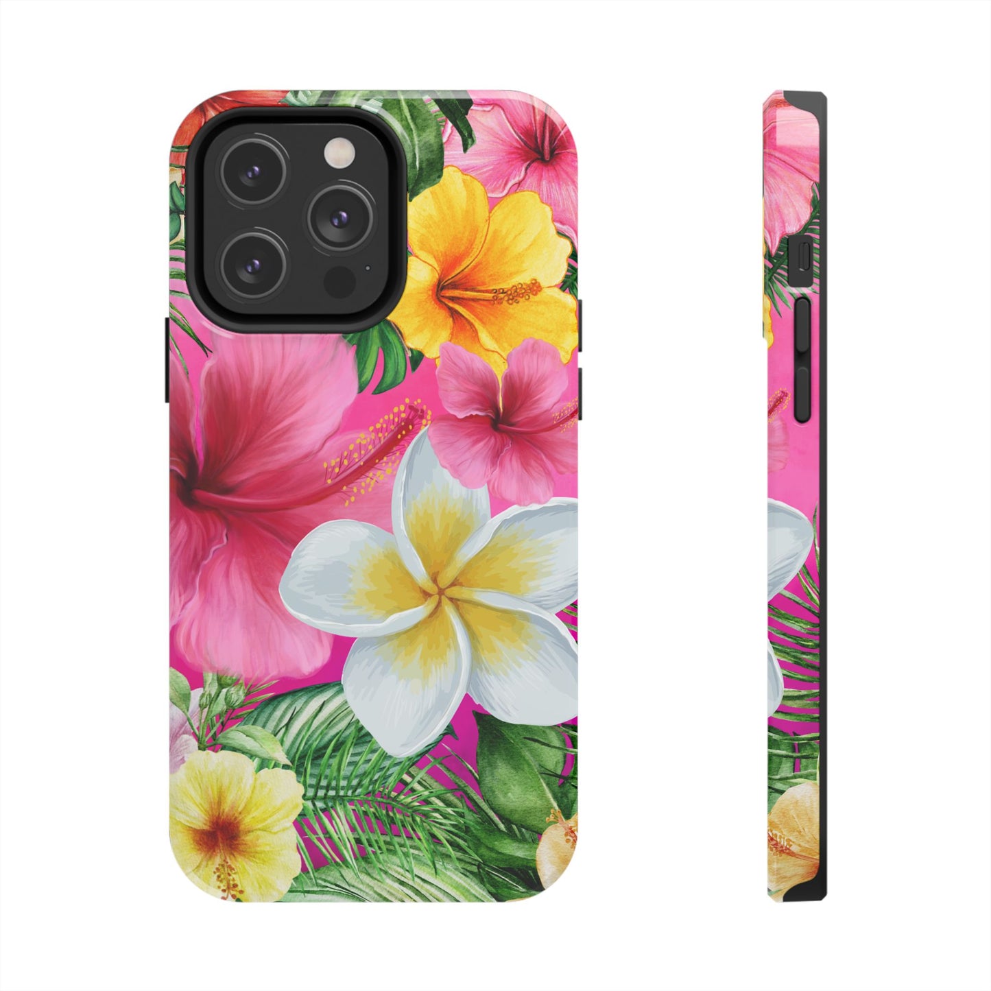 Tropical Floral Phone Case - Tough, Durable, Chic Protection, Summer Vibes, Gift for Her