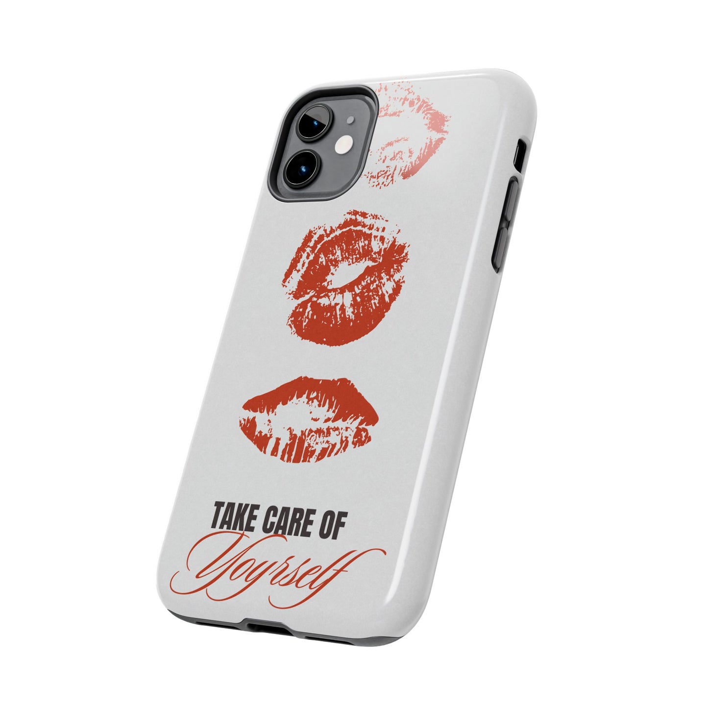 Kiss Print, Chic. Tough Phone Case