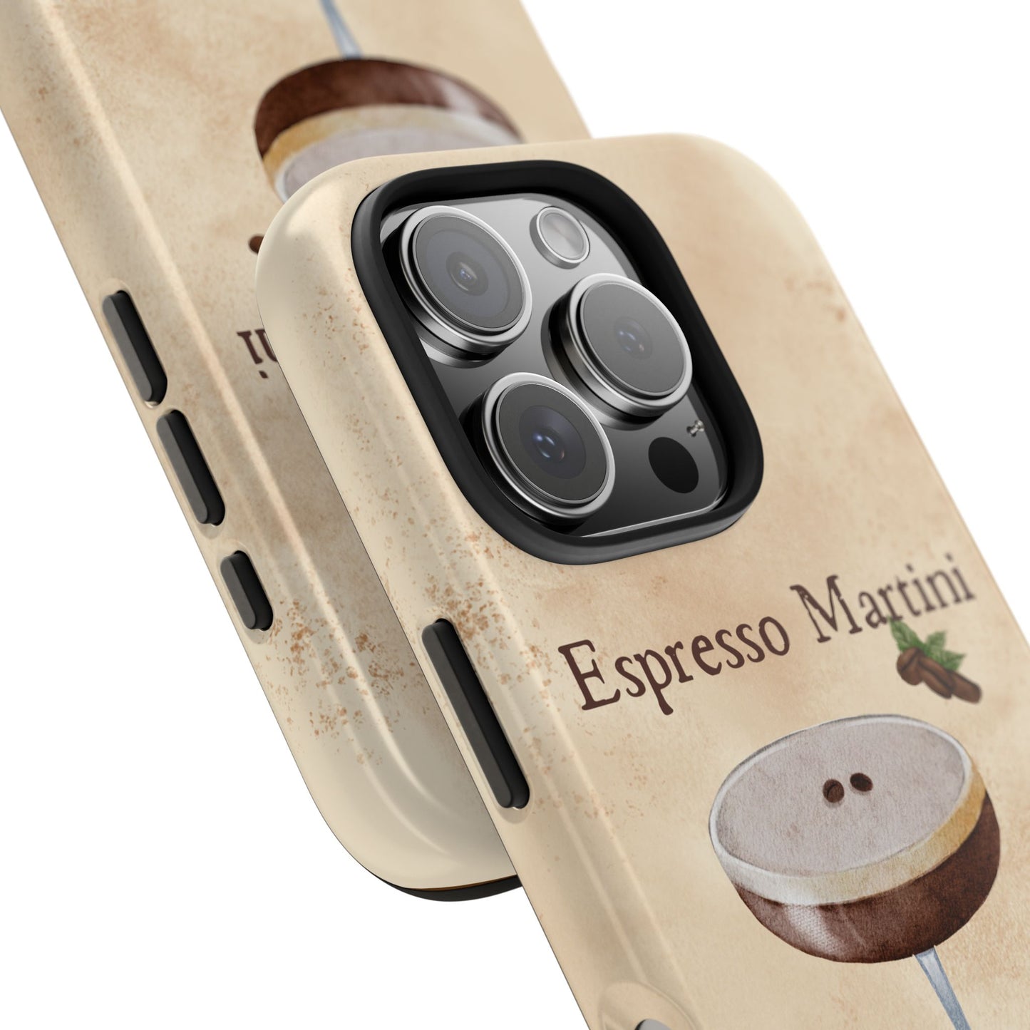 Espresso Martini Tough Phone Cases | Stylish Drink Design | Unique Gift for Cocktail Lovers | Perfect for Any Occasion