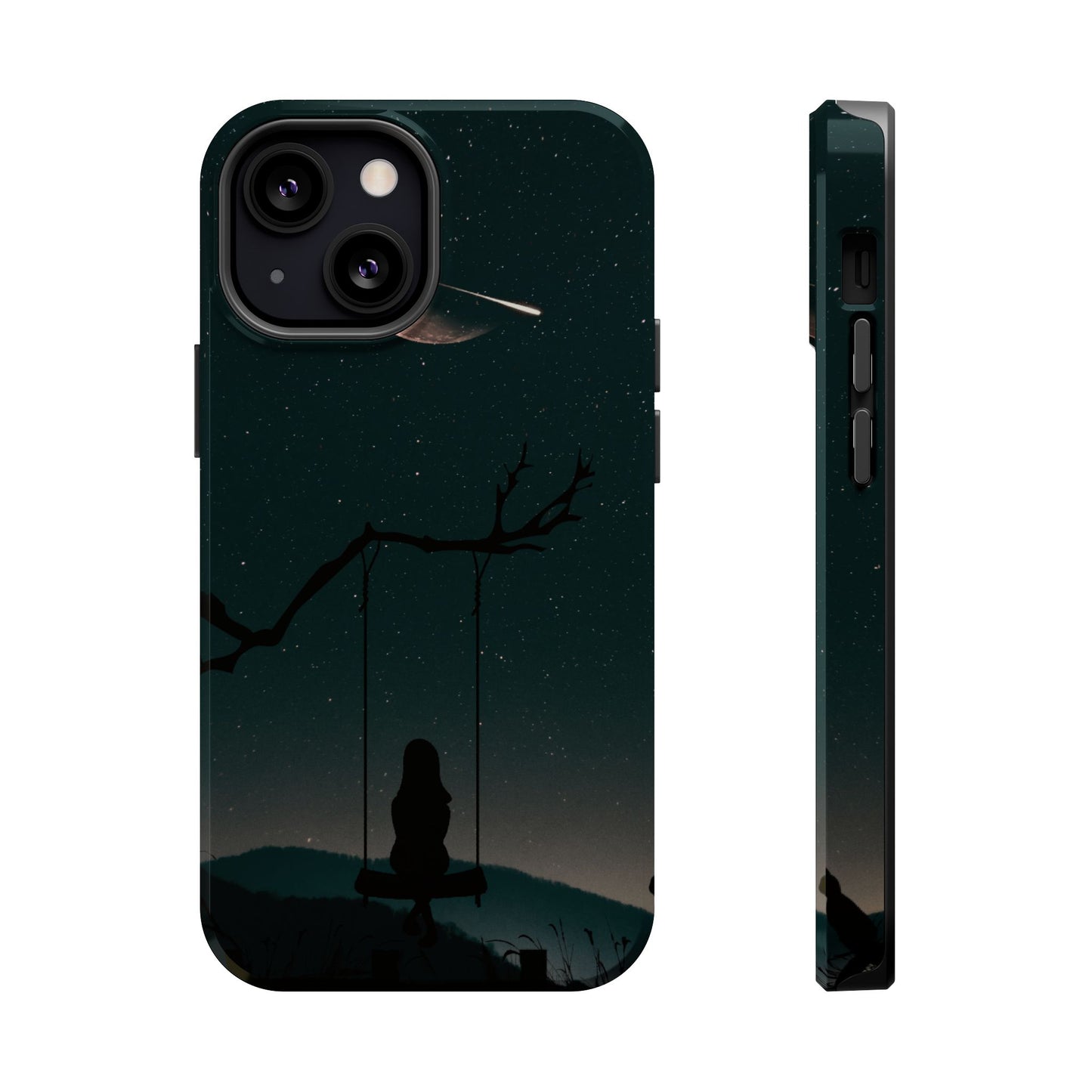 Dreamy Night Sky Tough Magnetic Phone Cases Unique Celestial Design for Iphone