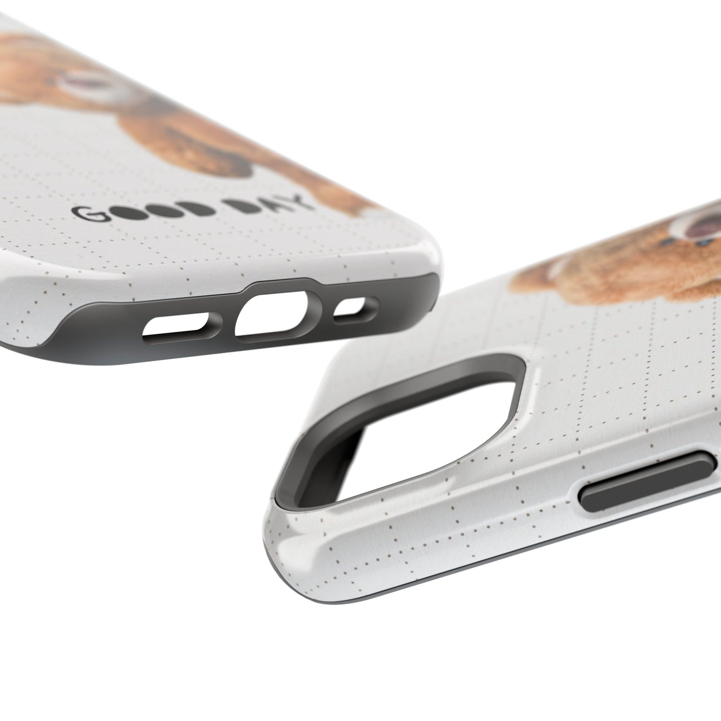 Good Day Teddy Bear MAGNETIC Phone Cases, Cute, Gift for Friends, Teddy Bear Lover's Case