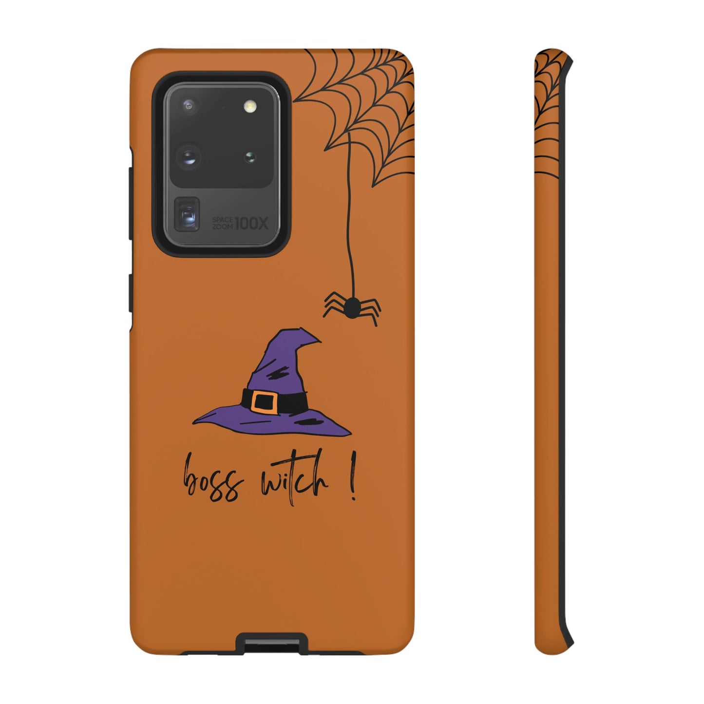 Halloween Phone Case, Boss Witch Phone Cover, Spooky Witch Design, Phone Accessory, Gift for Her, Autumn Decor, Witchy Aesthetic