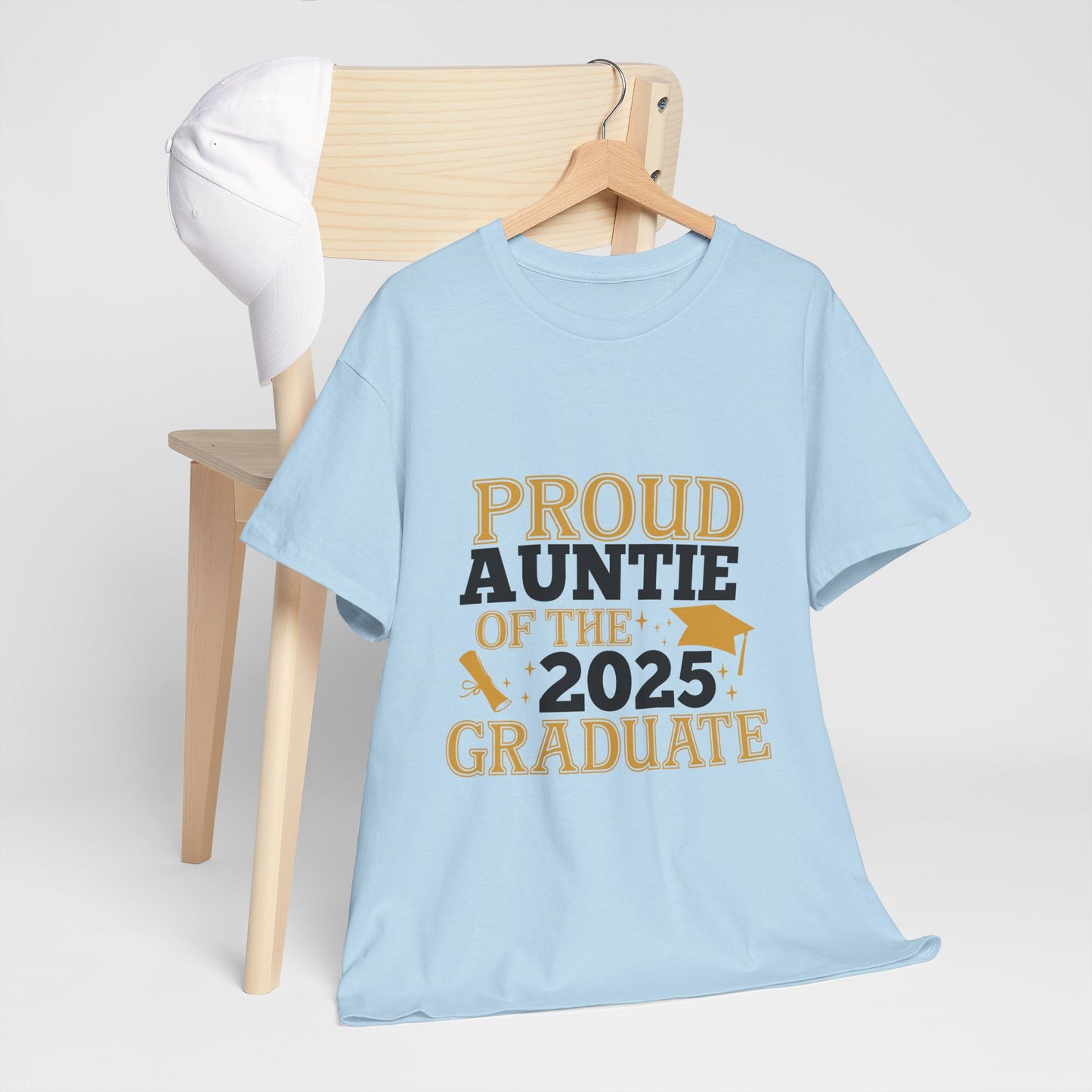 Proud Auntie of the 2025 Graduate Unisex Cotton Tee