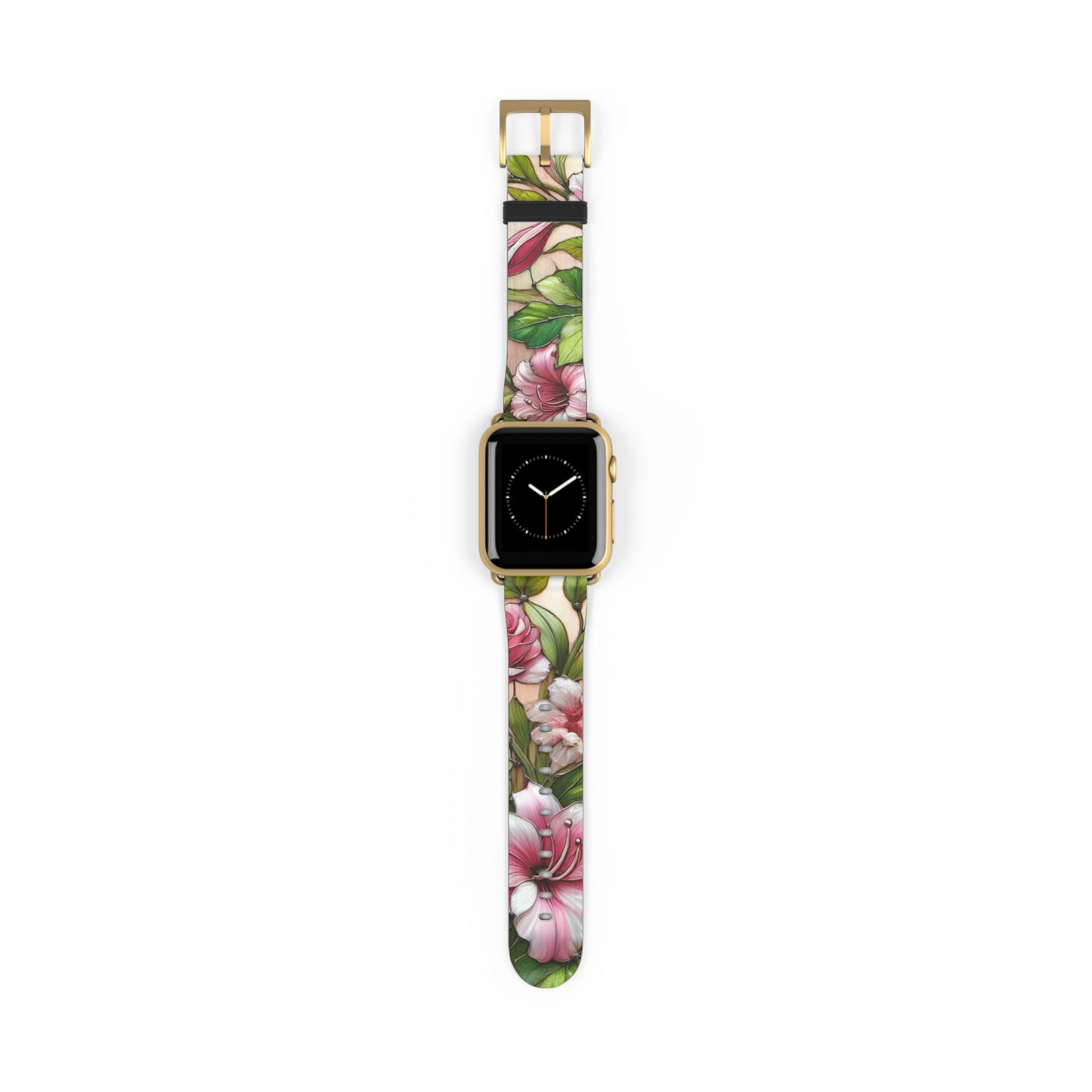 Floral Watch Band - Vibrant Bloom Design for Smartwatches