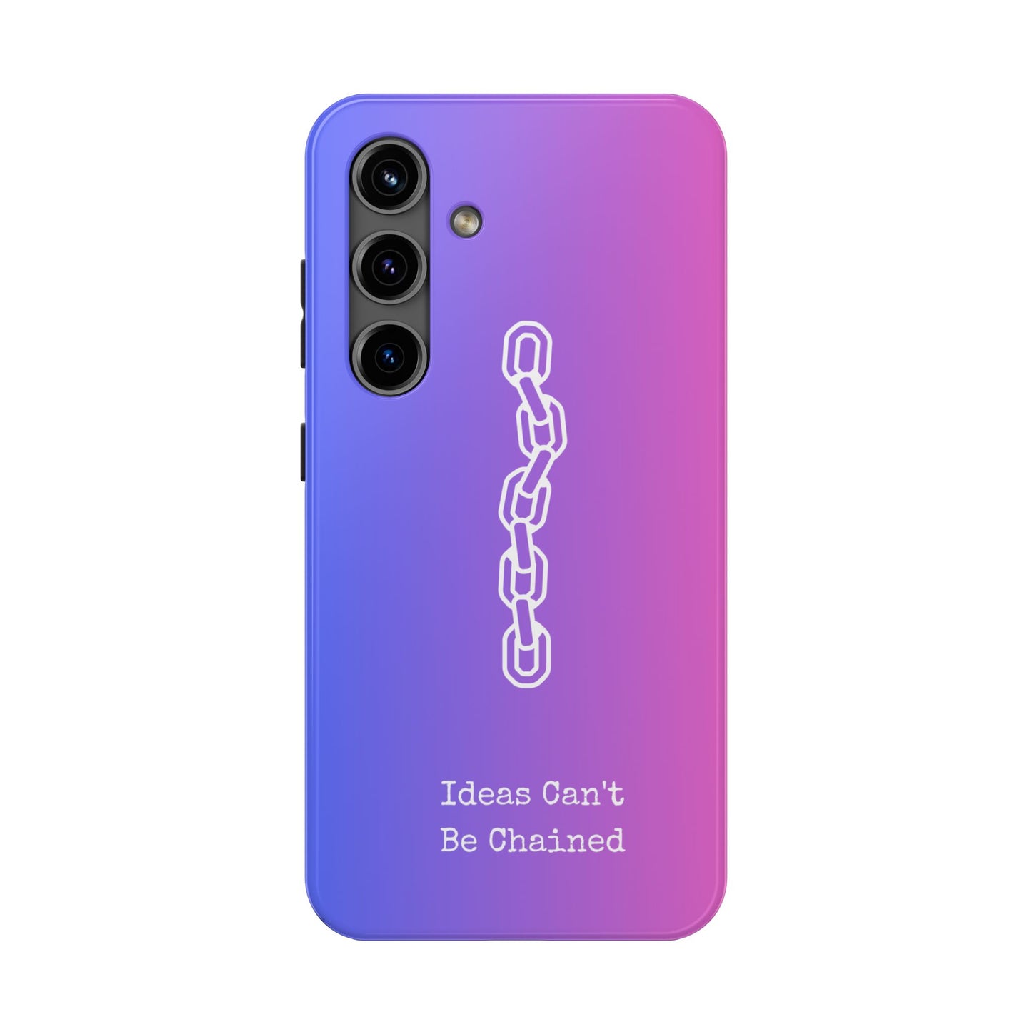 Inspirational, Motivational - Ideas Can't Be Chained Phone Cases
