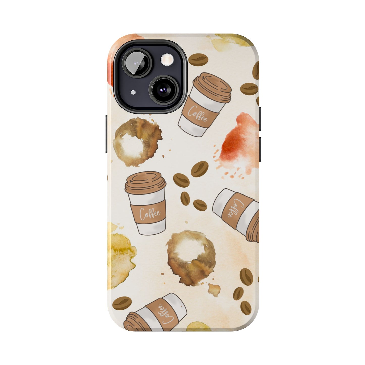Cute, Trendy, Coffee Lover, Barista Tough Phone Cases for Iphone