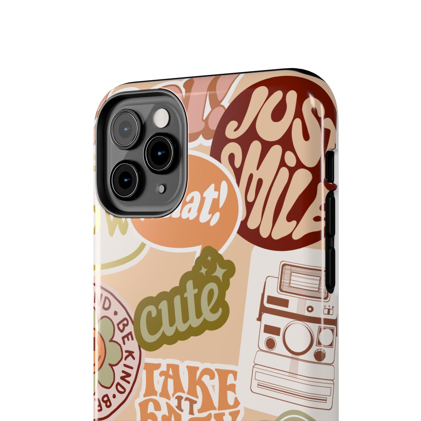 Vibrant, Positive Affirmation Sticker Phone Cases, Cute for Teens, Fun Ideas, Everyday Use