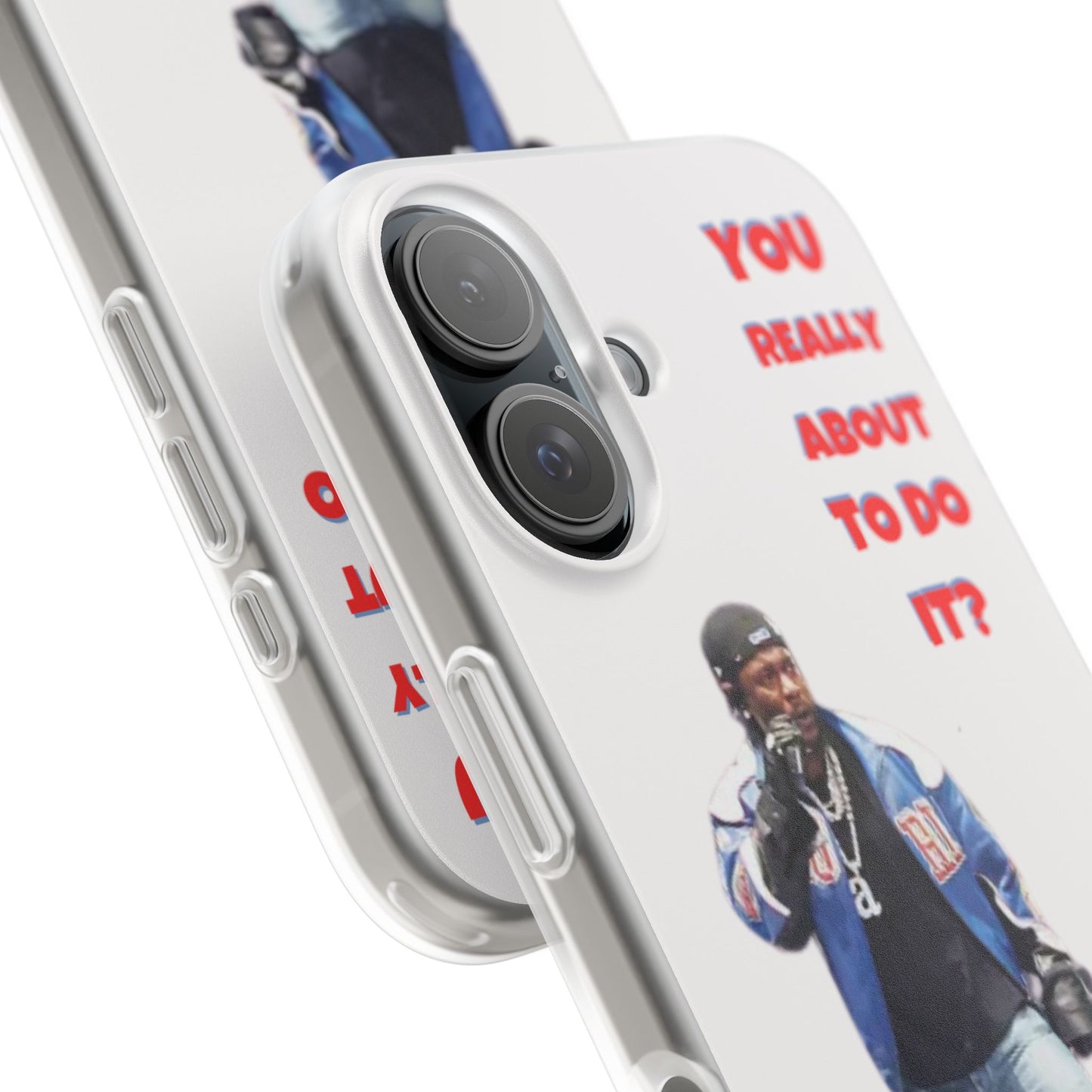 kendrick Lamar Cool Quote Flexi Phone Case - "You Really About To Do It?"