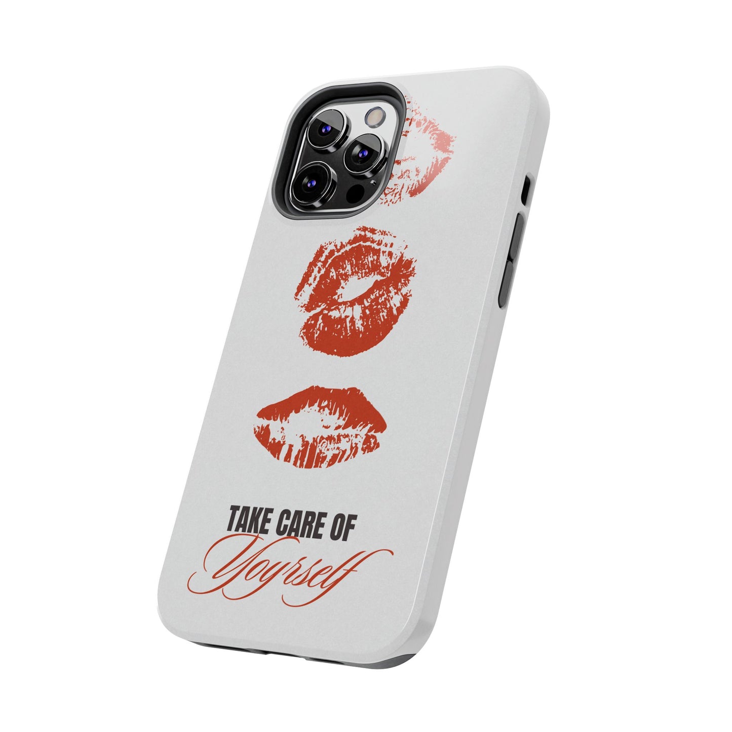 Kiss Print, Chic. Tough Phone Case