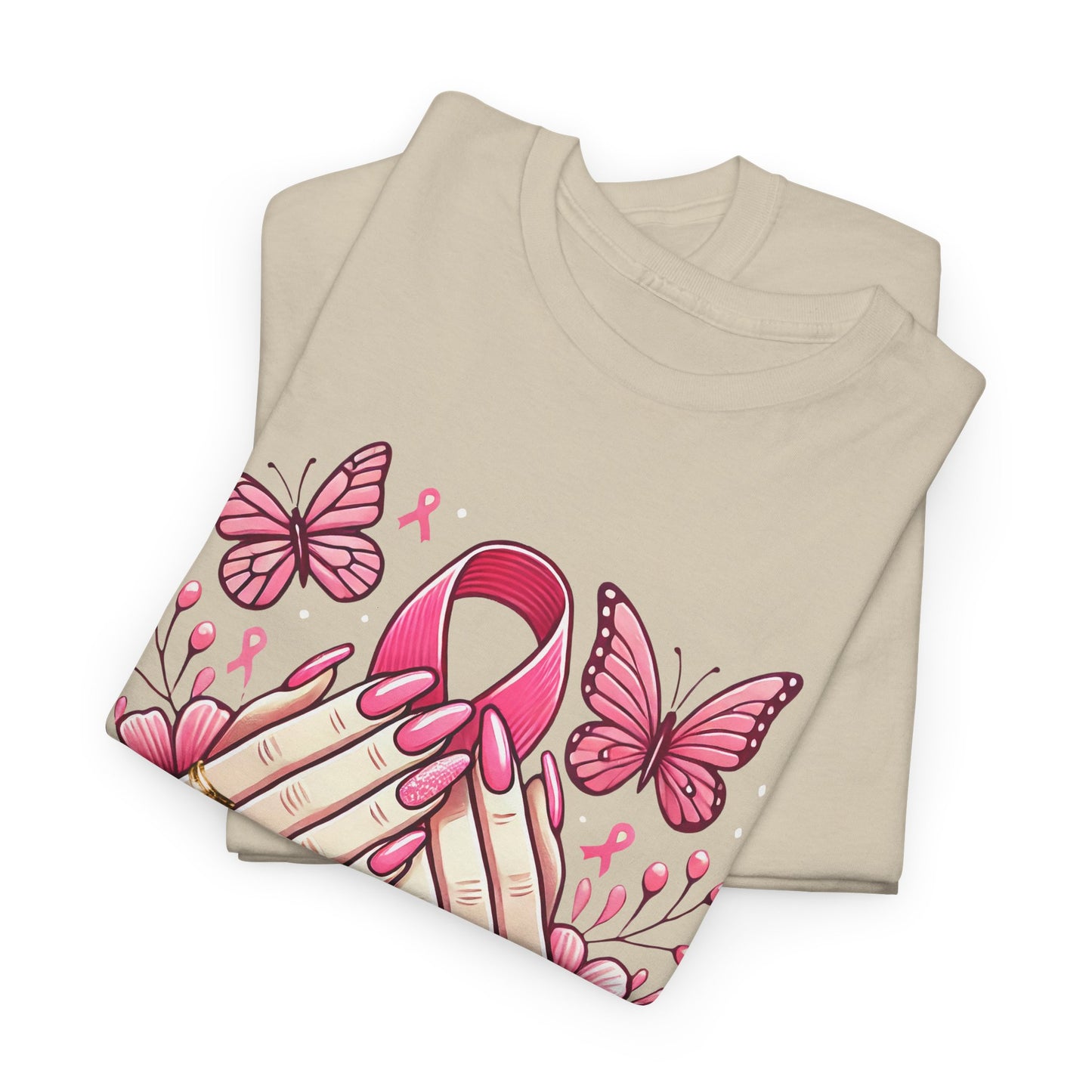 Hopeful Butterflies Unisex Heavy Cotton Tee