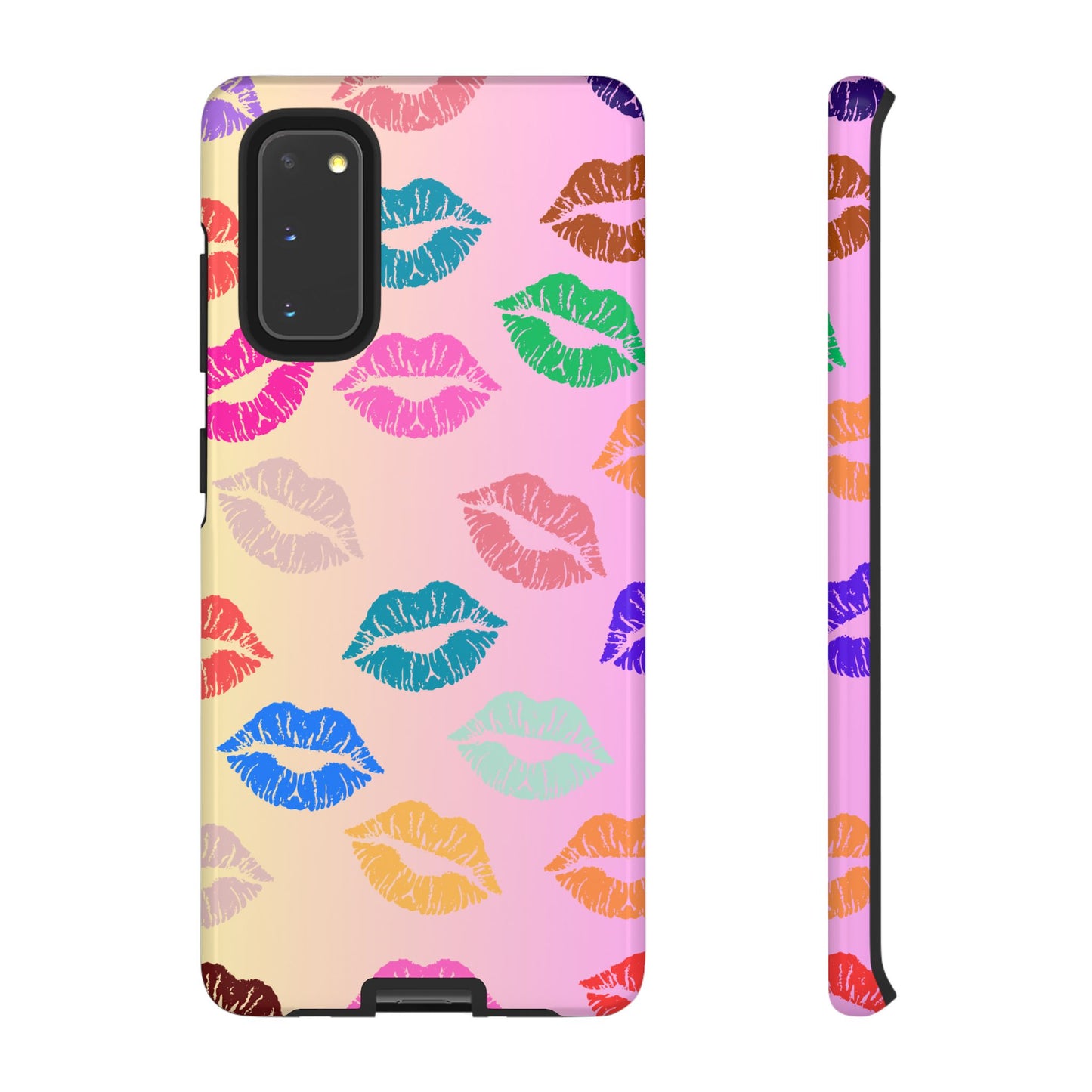 Kiss Print Tough Phone Cases Cute, Durable for Samsung
