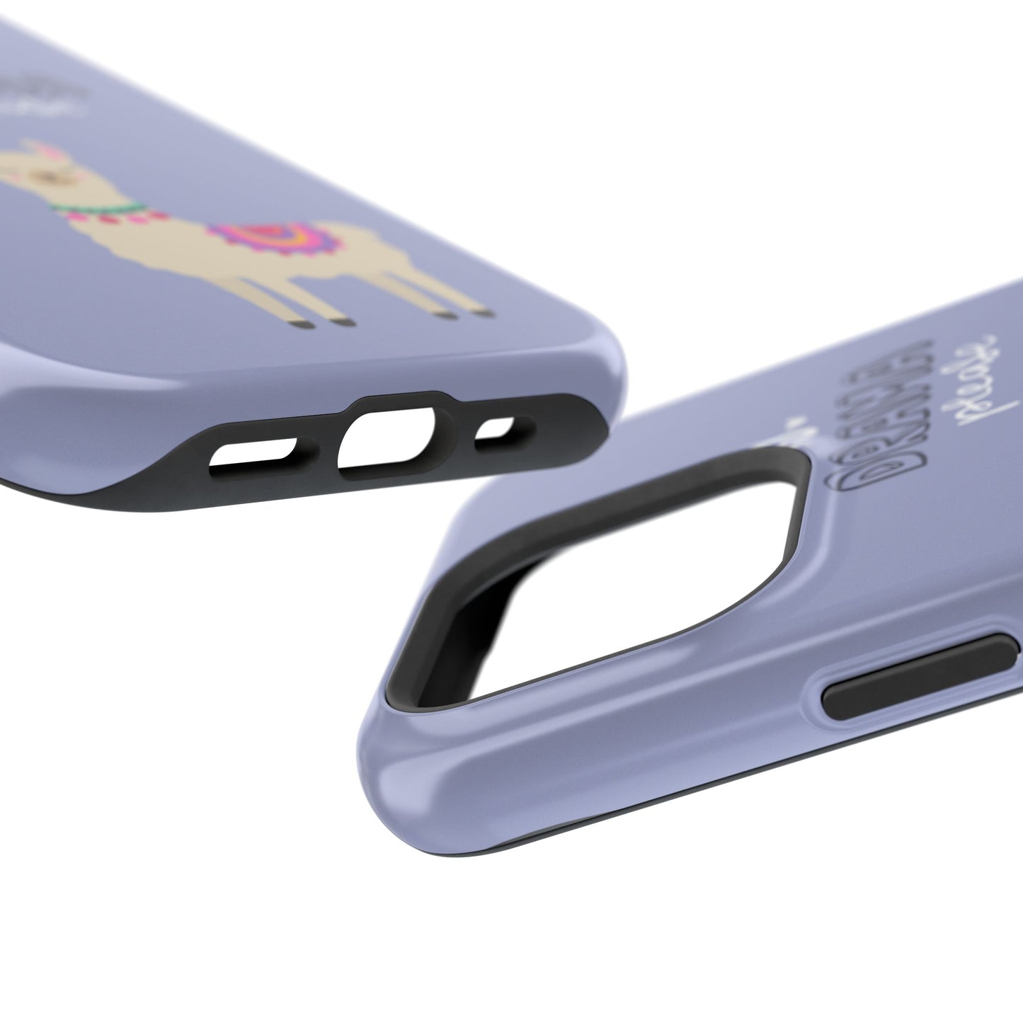 Cute Llama - No Drama MAGNETIC Tough Phone Case