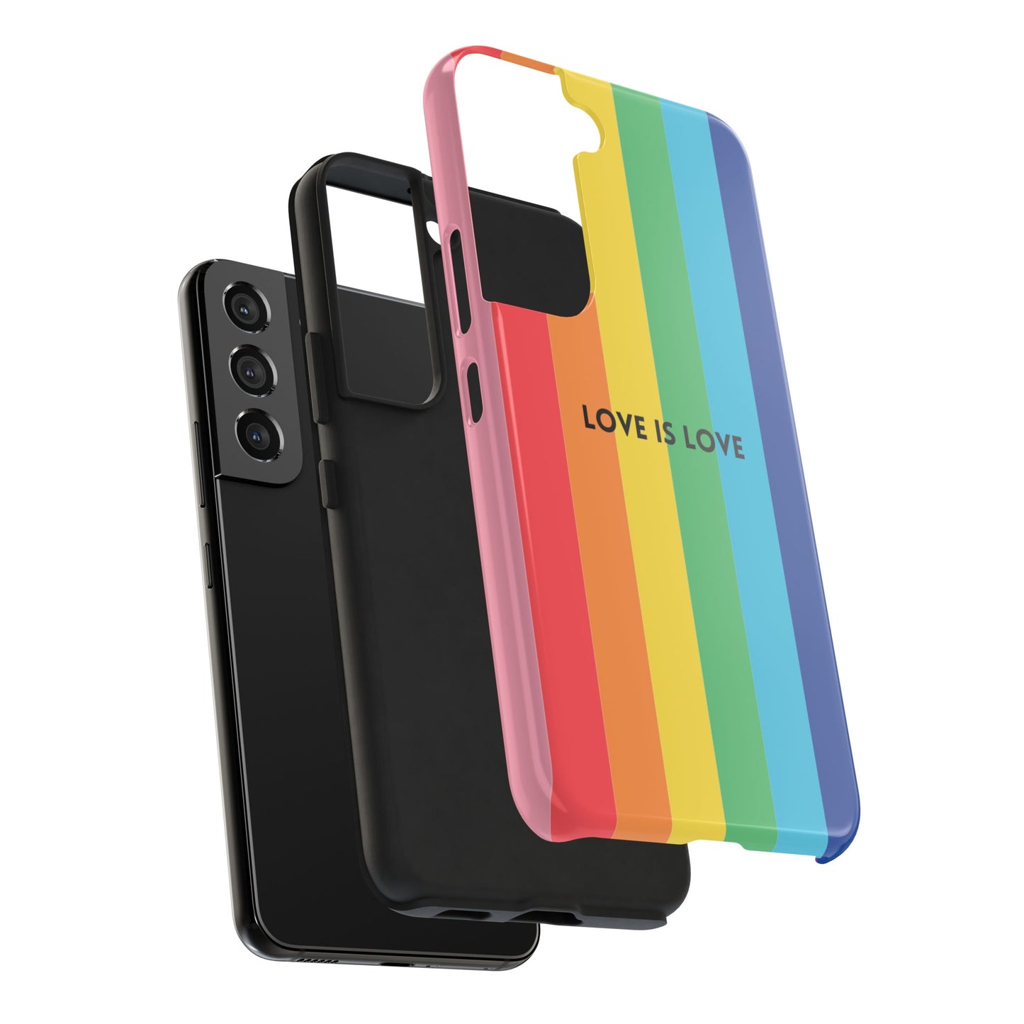 LOVE IS LOVE Colorful Love, Pride Tough Phone Case