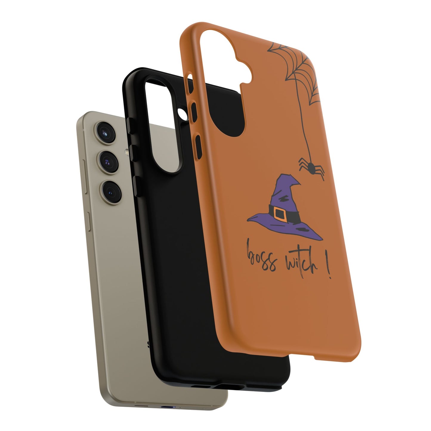 Halloween Phone Case, Boss Witch Phone Cover, Spooky Witch Design, Phone Accessory, Gift for Her, Autumn Decor, Witchy Aesthetic