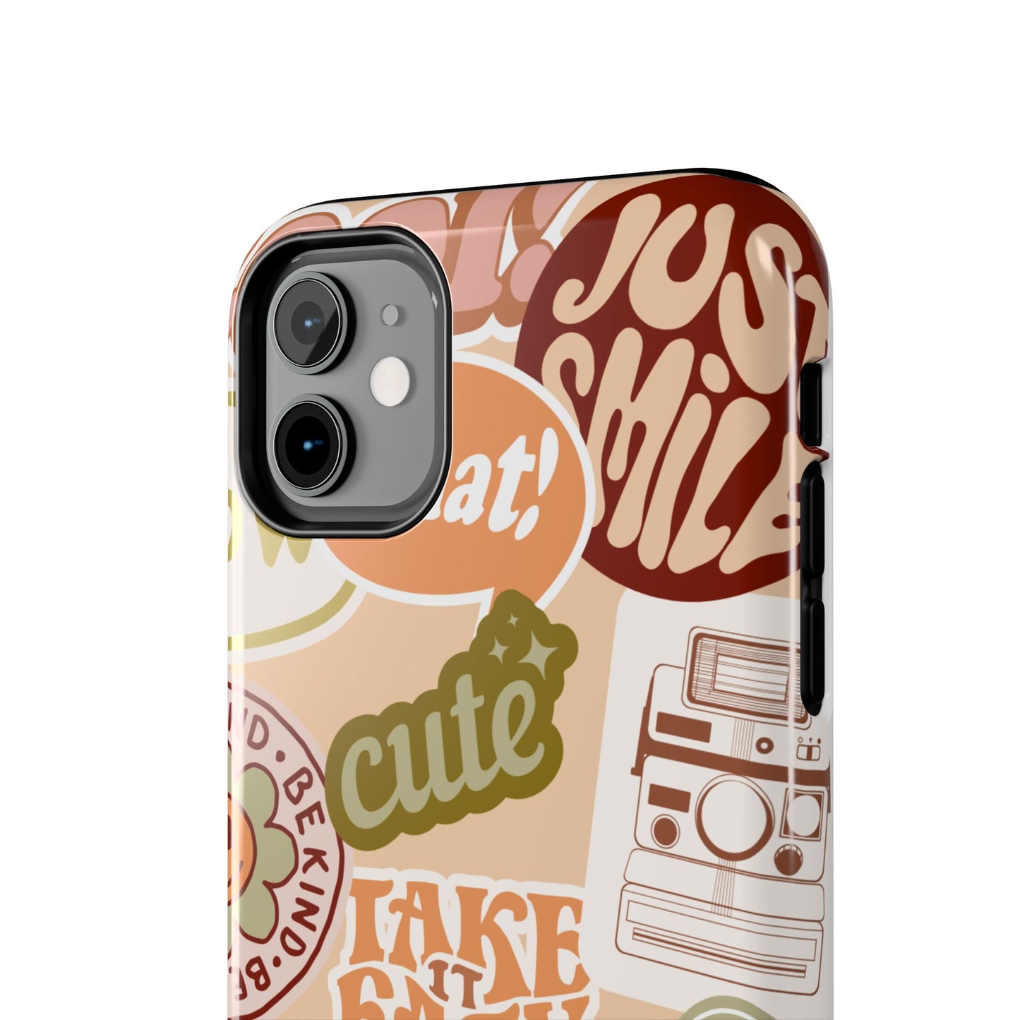 Vibrant, Positive Affirmation Sticker Phone Cases, Cute for Teens, Fun Ideas, Everyday Use