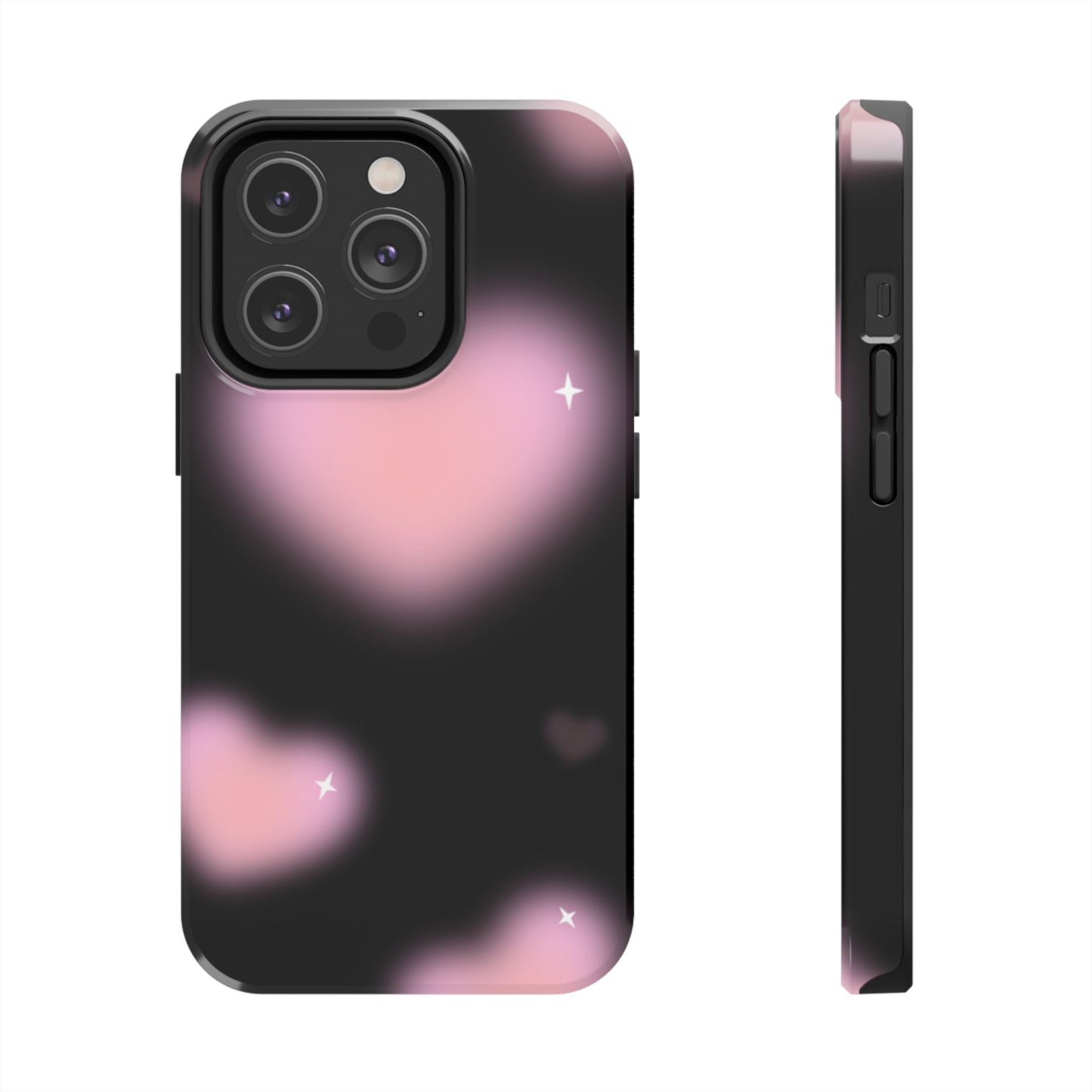 Romantic Pink Heart Pattern Phone Case