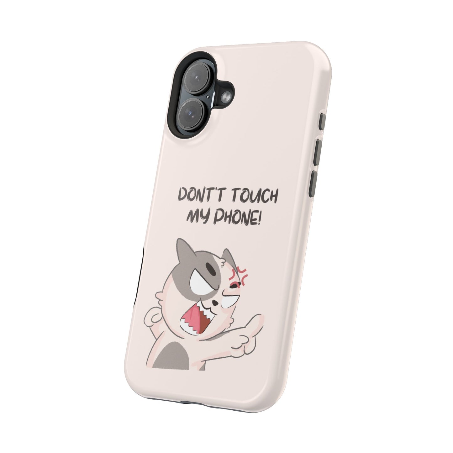 Funny Cat - Don't Touch My Phone! Tough MAGNETIC Phone Case