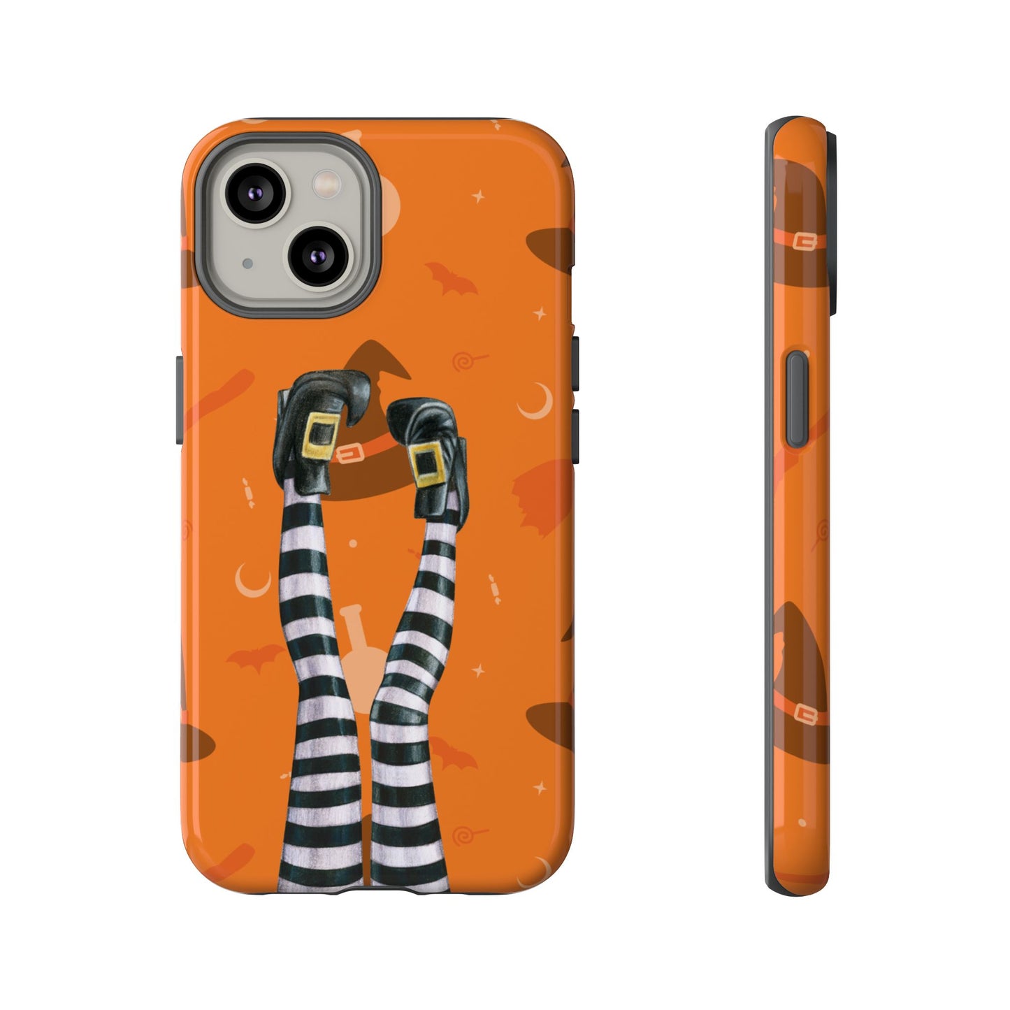Halloween Phone Case, Spooky Design, Witch Legs for Iphone