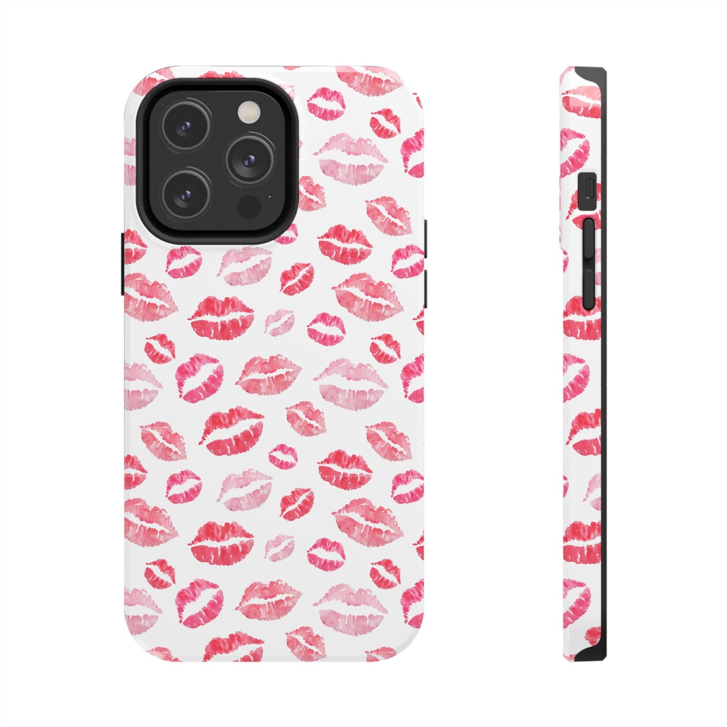 Kiss Pattern Tough Phone Cases, Cute, Unique for Iphone