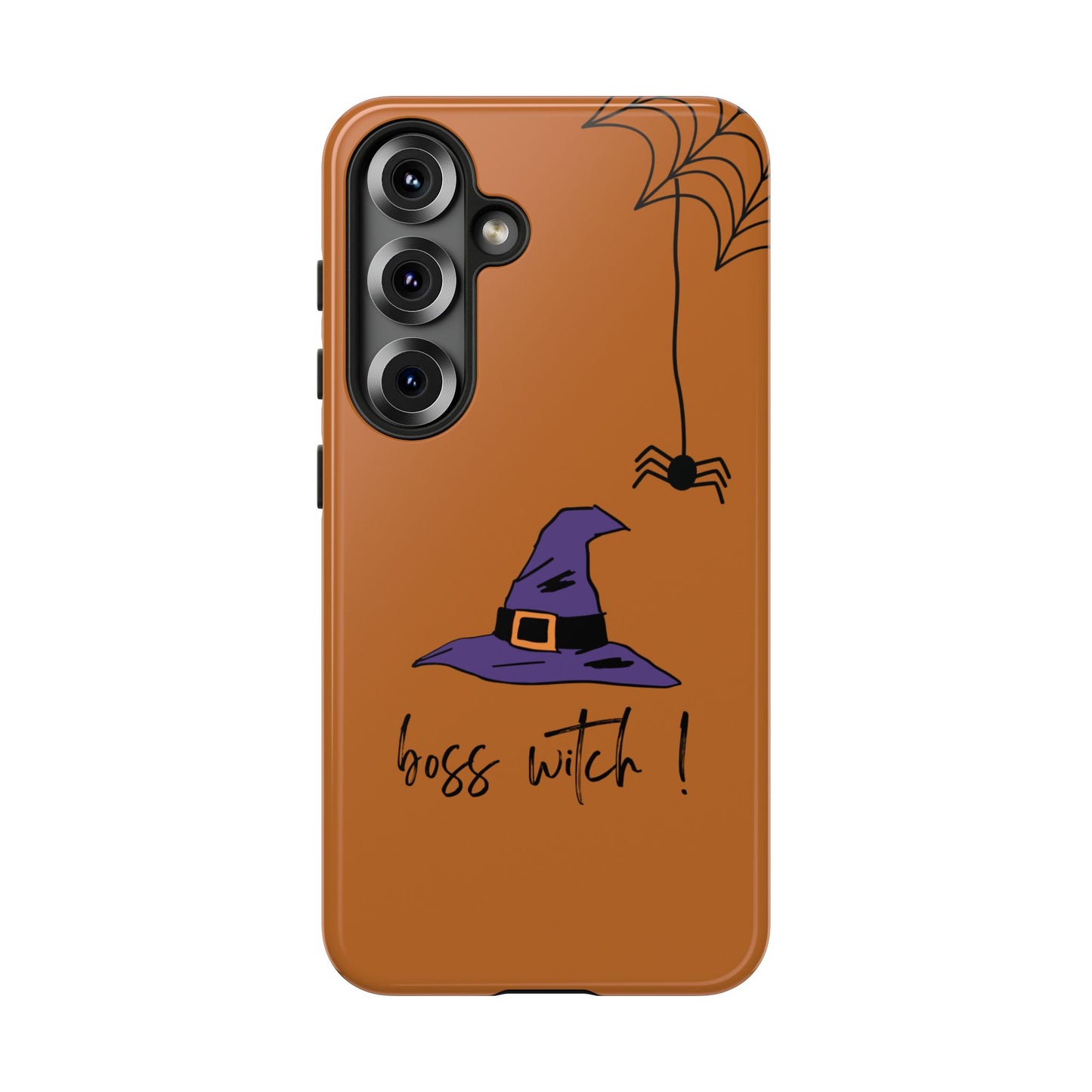 Halloween Phone Case, Boss Witch Phone Cover, Spooky Witch Design, Phone Accessory, Gift for Her, Autumn Decor, Witchy Aesthetic