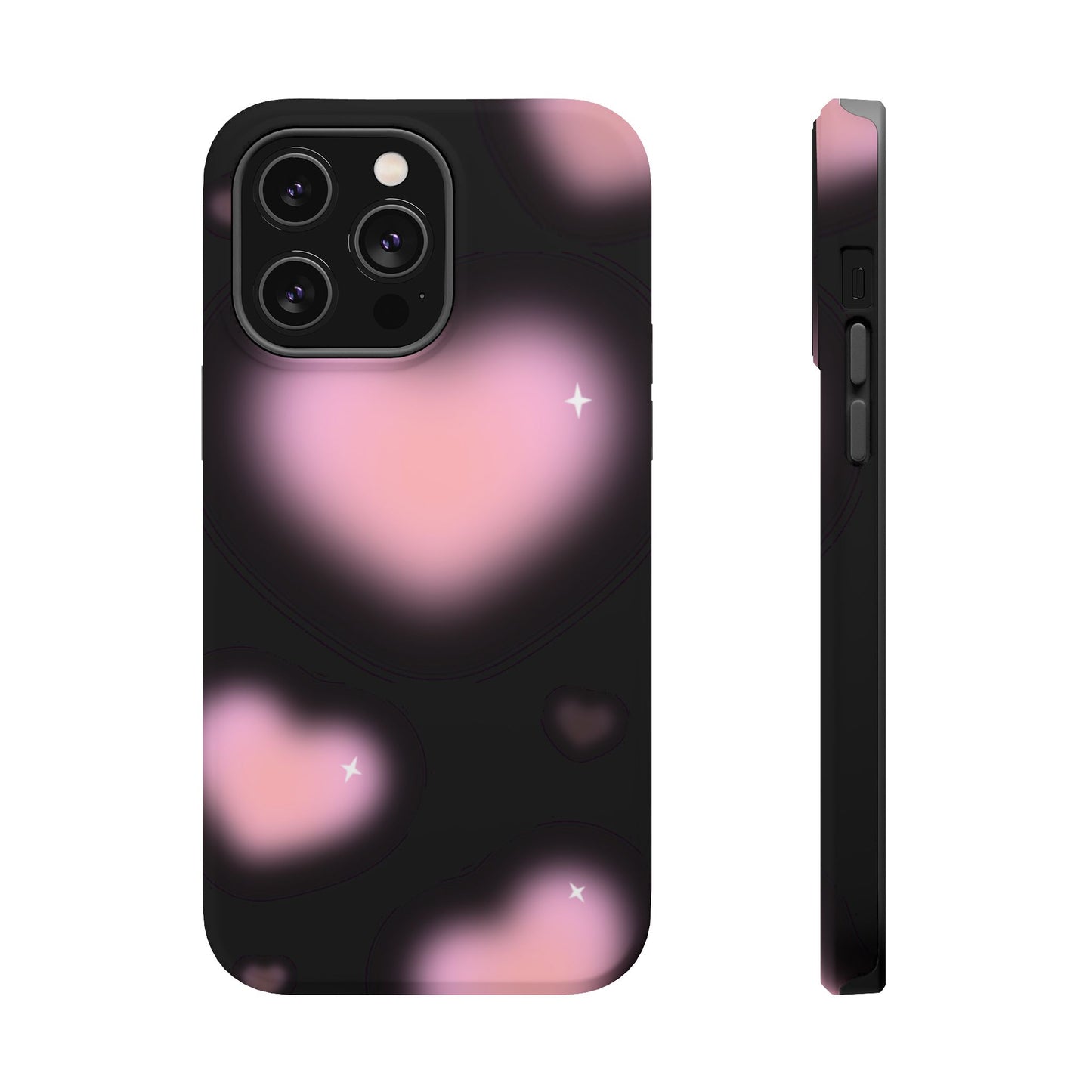 Romantic Pink Heart Pattern MAGNETIC Phone Case