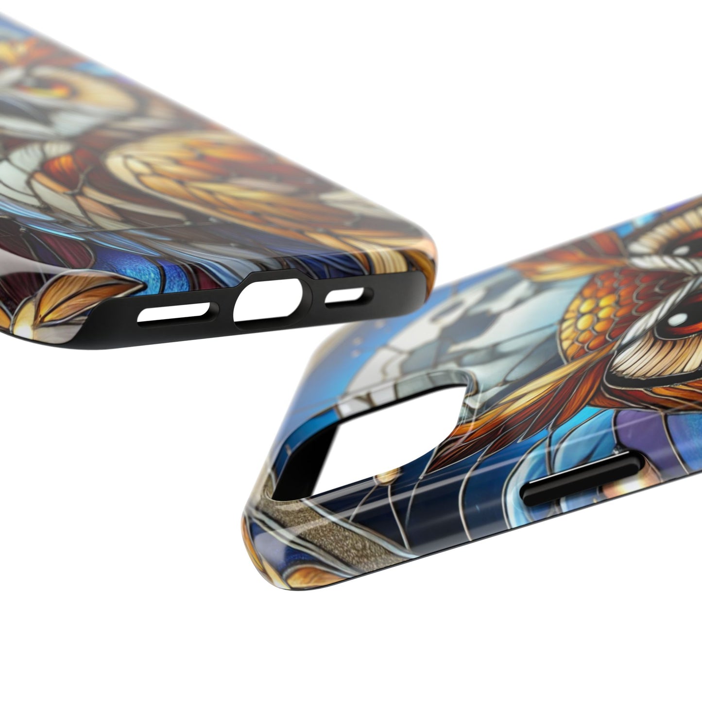 IPhone Case - Owl Stained Glass Design - Durable Protection