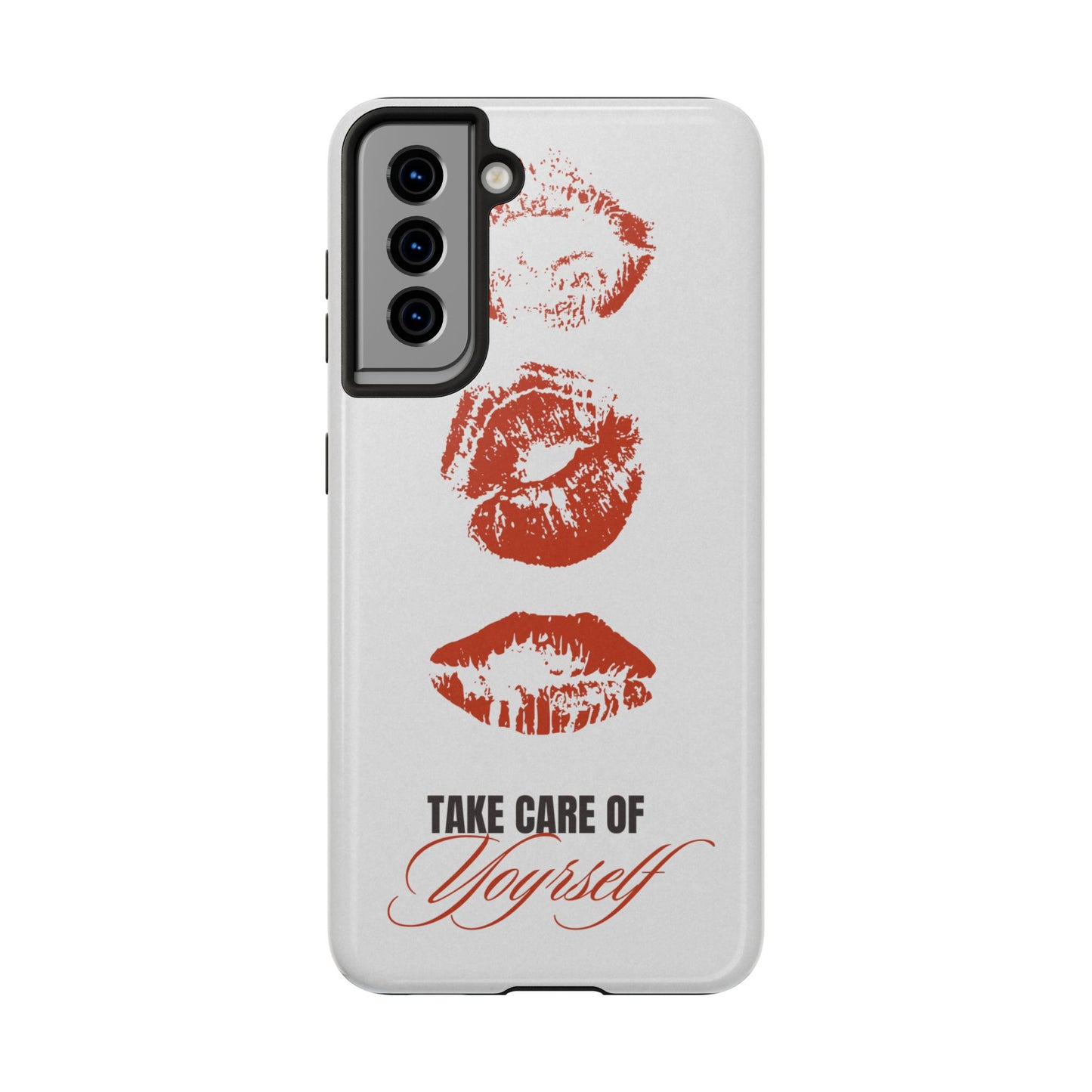 Kiss Print, Chic. Tough Phone Case