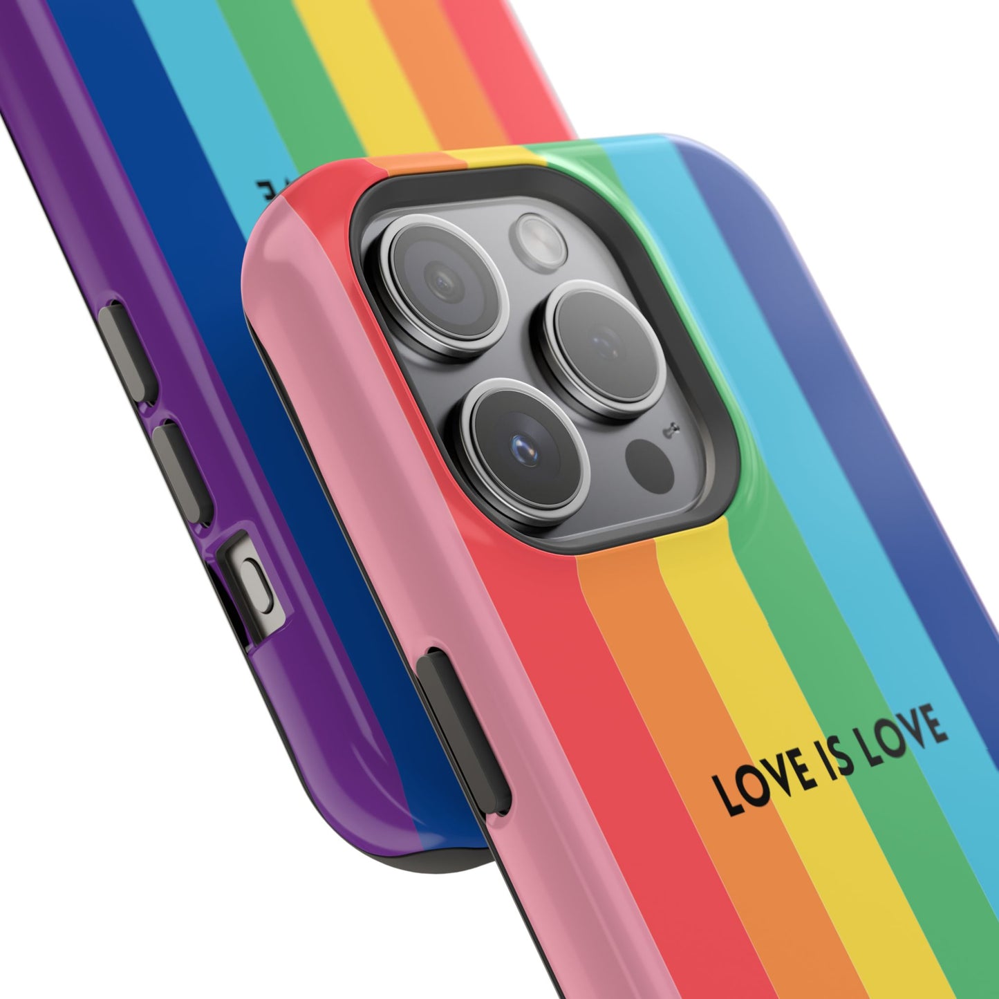 lOVE IS LOVE- Rainbow, LGBTQ+ Pride MAGNETIC Phone Case