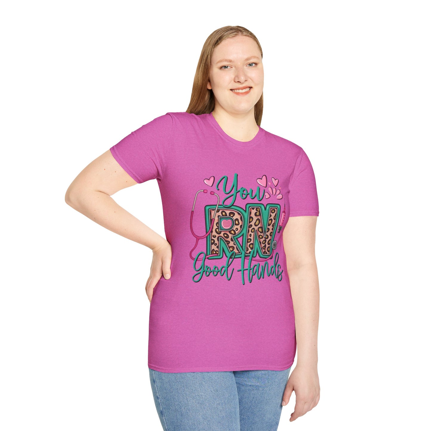 "You RN Good Hands" T-Shirt for Nurses